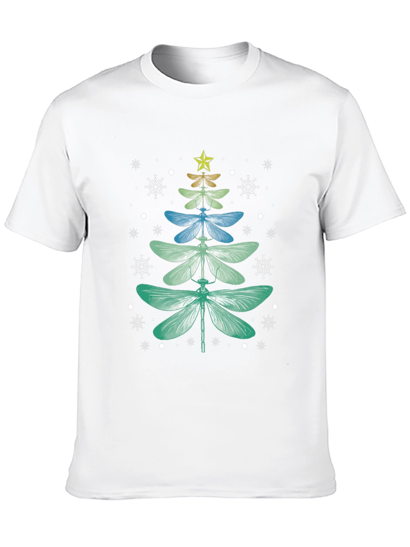 Dragonfly Christmas Tree T-Shirt