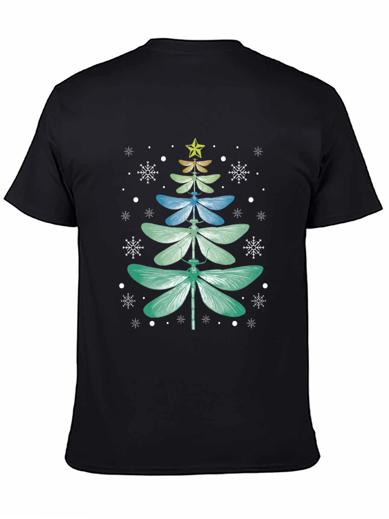 Dragonfly Christmas Tree T-Shirt