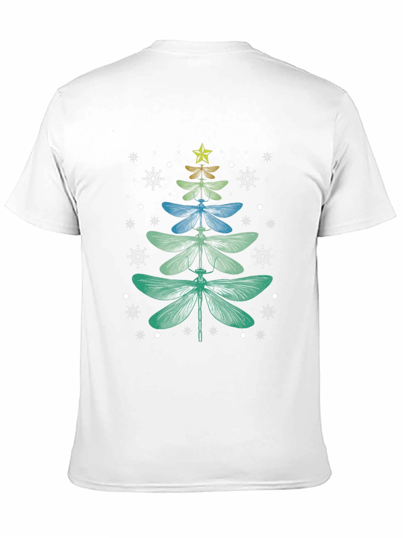 Dragonfly Christmas Tree T-Shirt