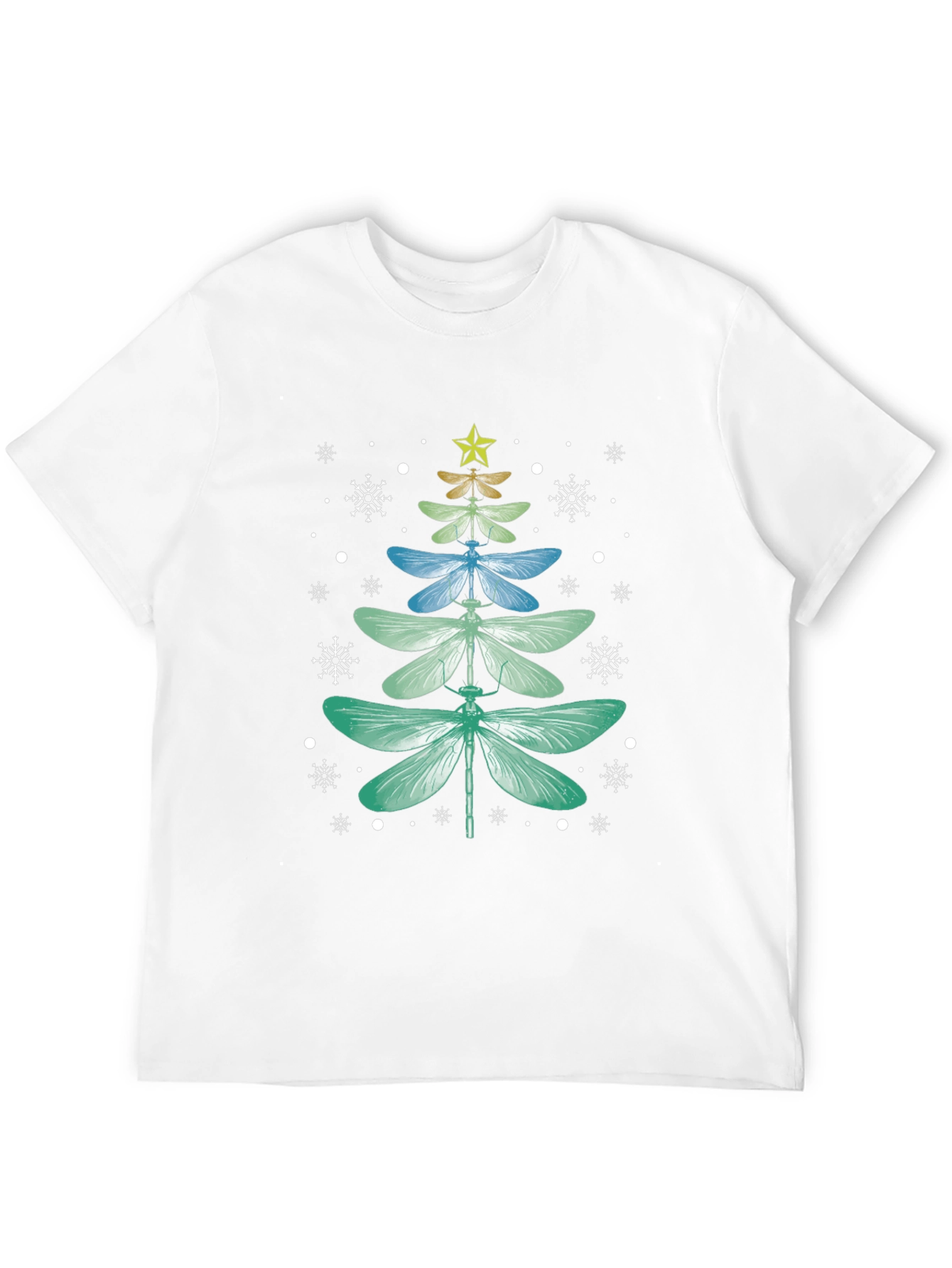 Dragonfly Christmas Tree T-Shirt