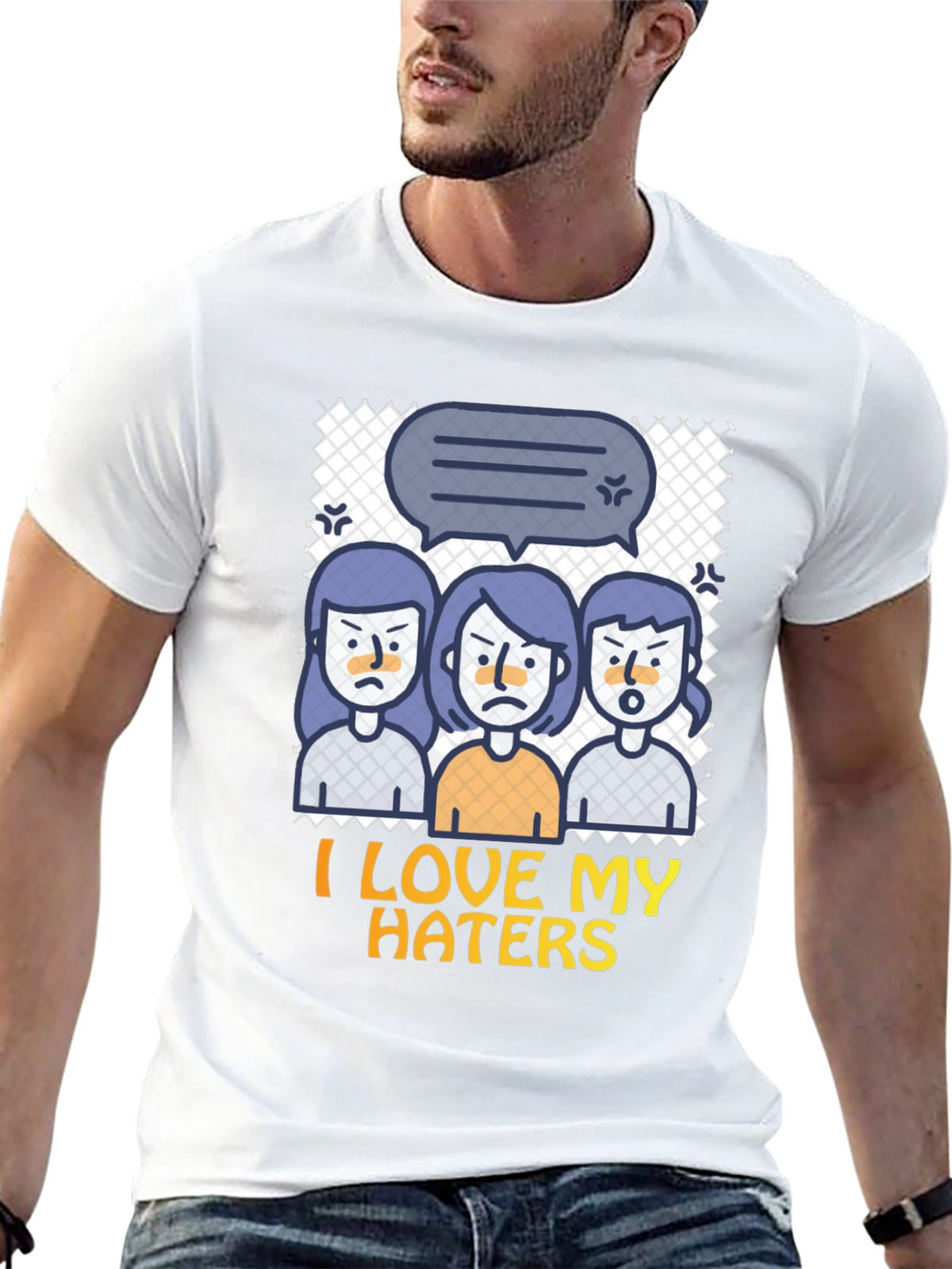 I Love My Haters Graphic Tee