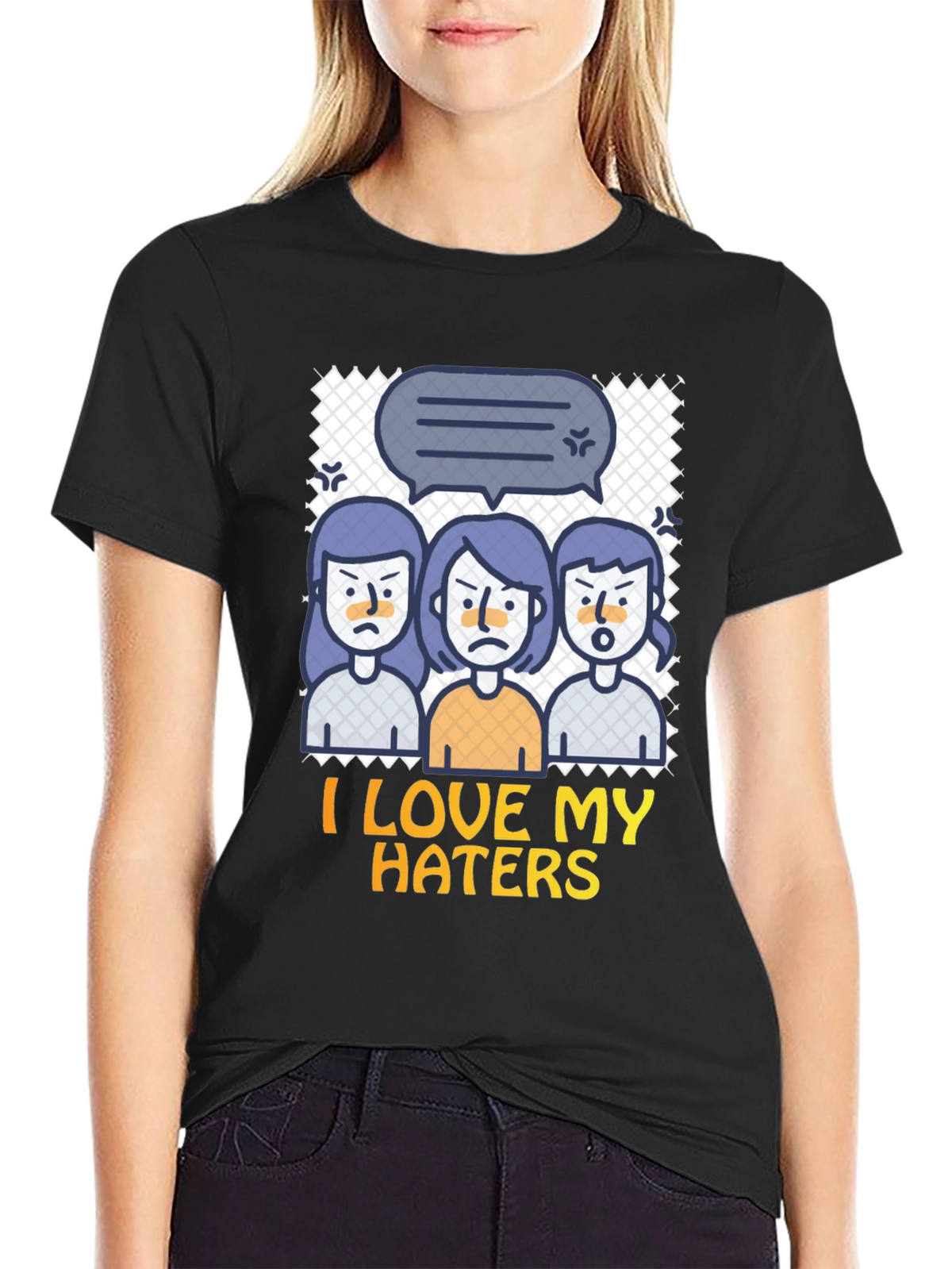 I Love My Haters Graphic Tee