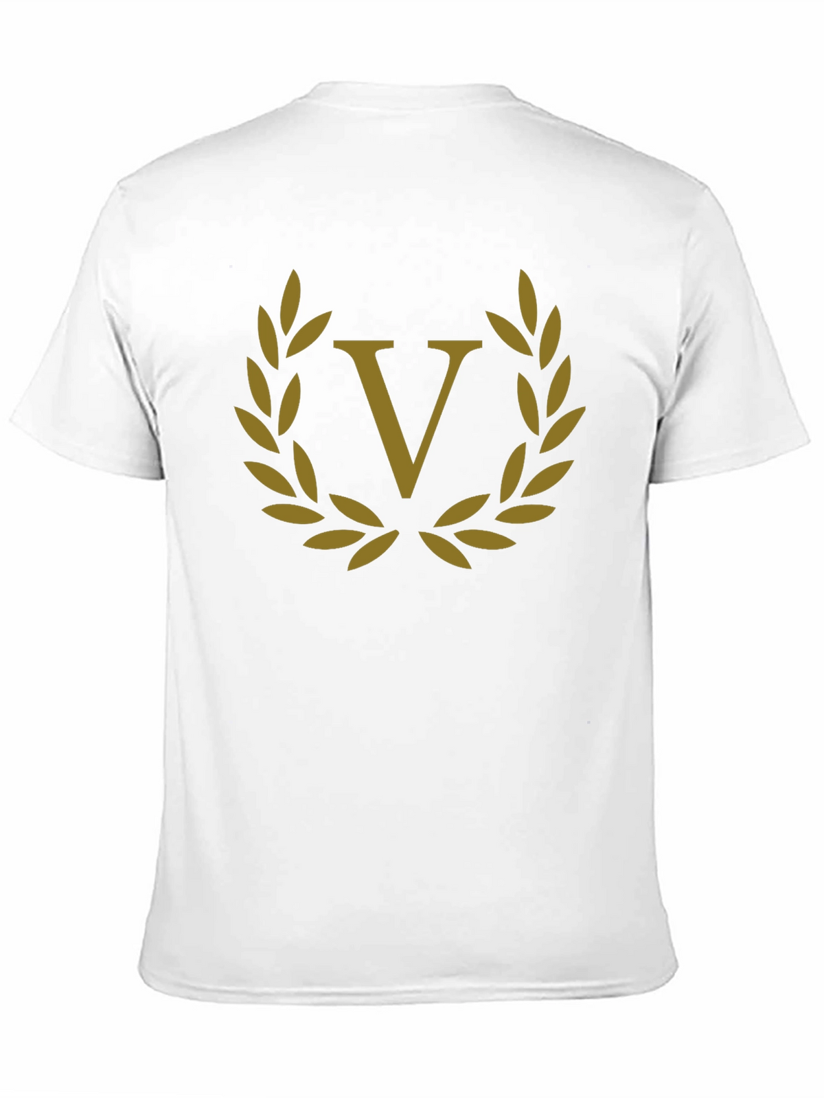 Laurel Wreath V Black T-Shirt