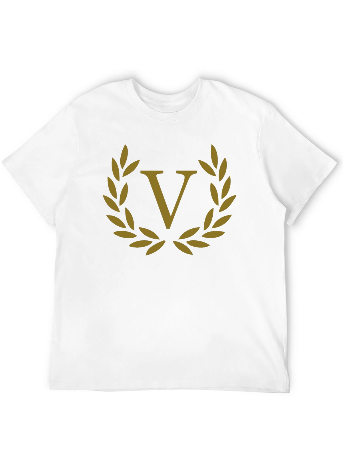 Laurel Wreath V Black T-Shirt