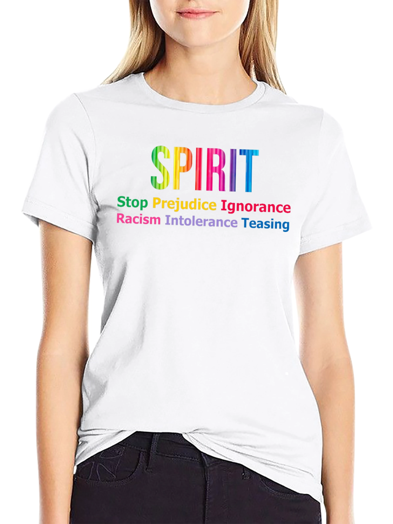 SPIRIT Anti Hate T-Shirt - Stop Prejudice