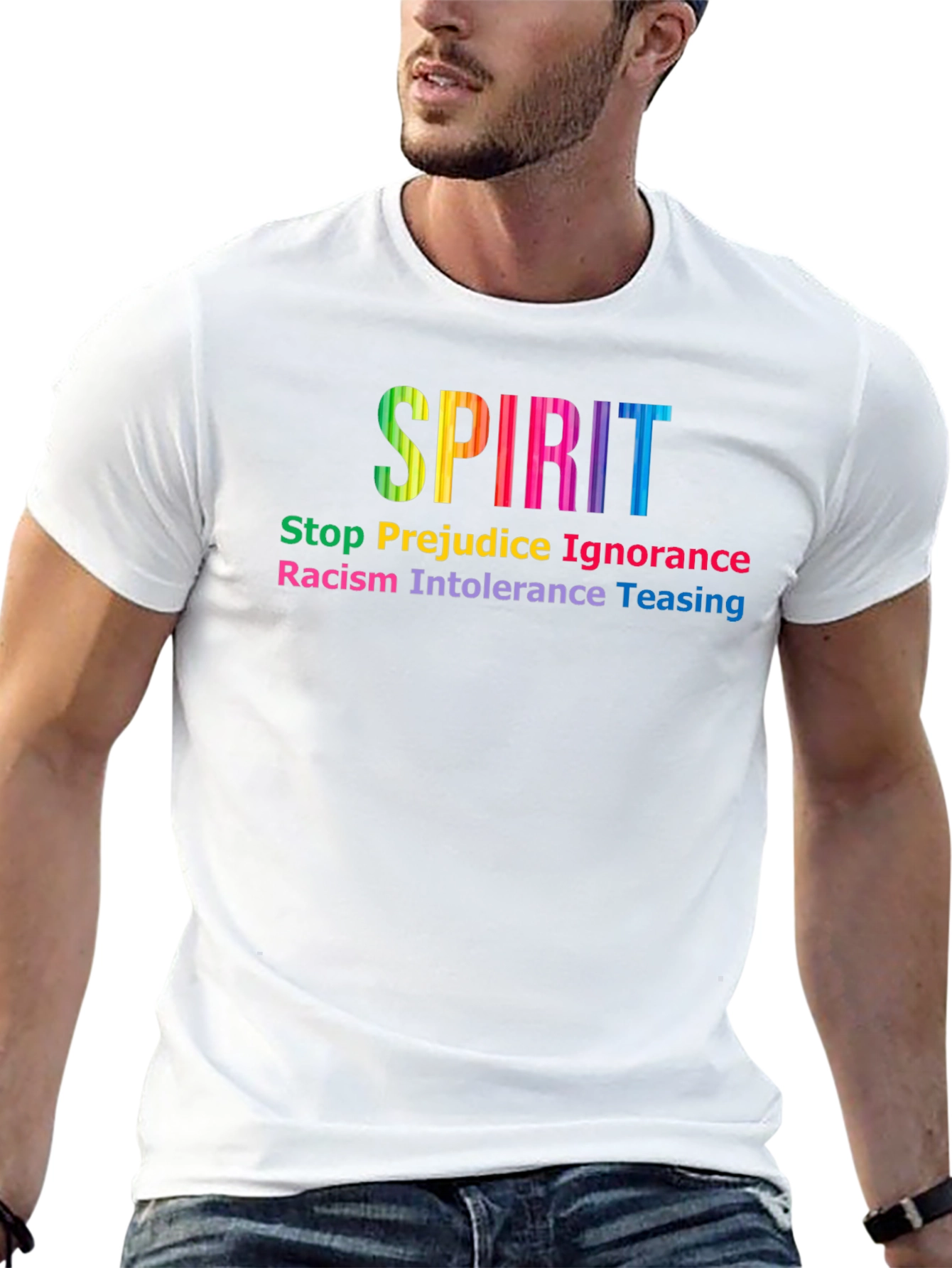 SPIRIT Anti Hate T-Shirt - Stop Prejudice