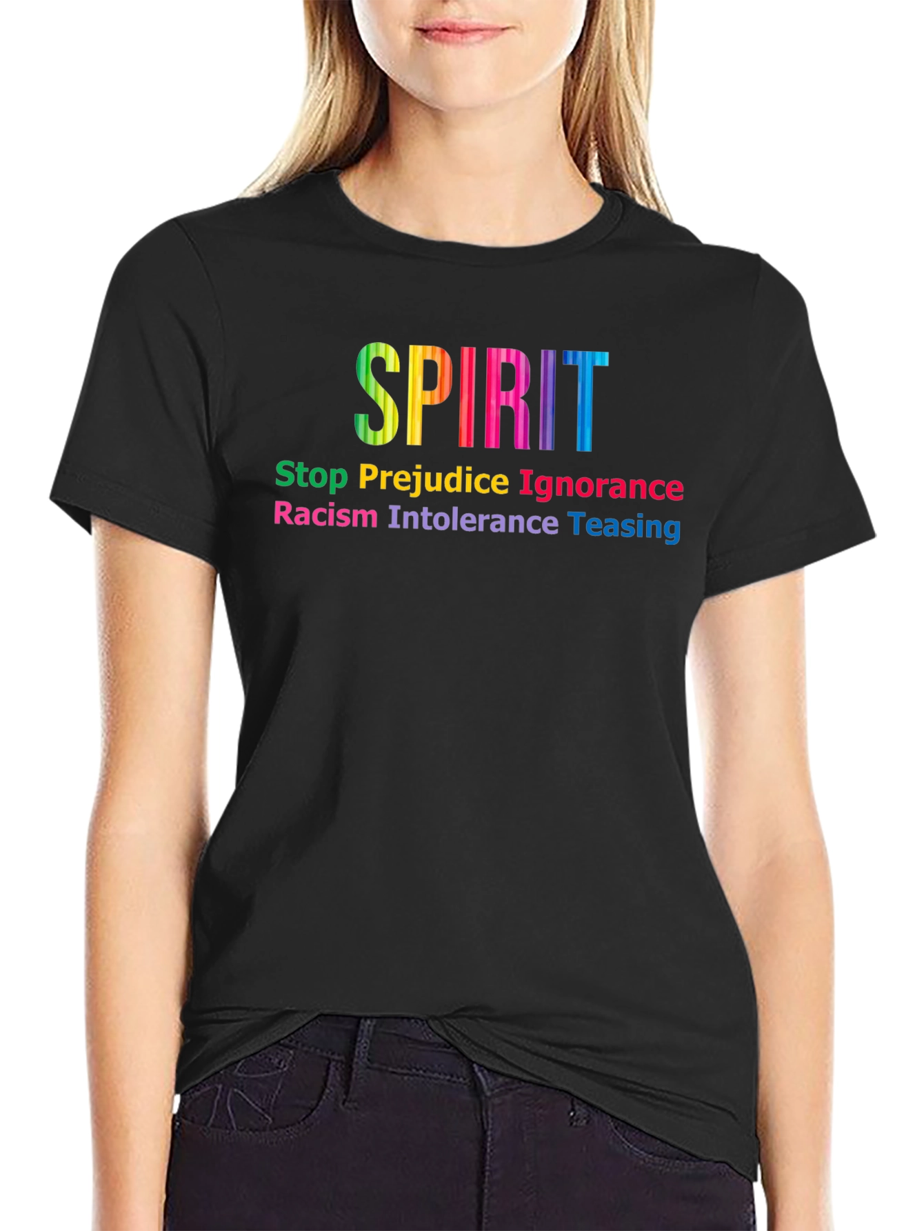 SPIRIT Anti Hate T-Shirt - Stop Prejudice