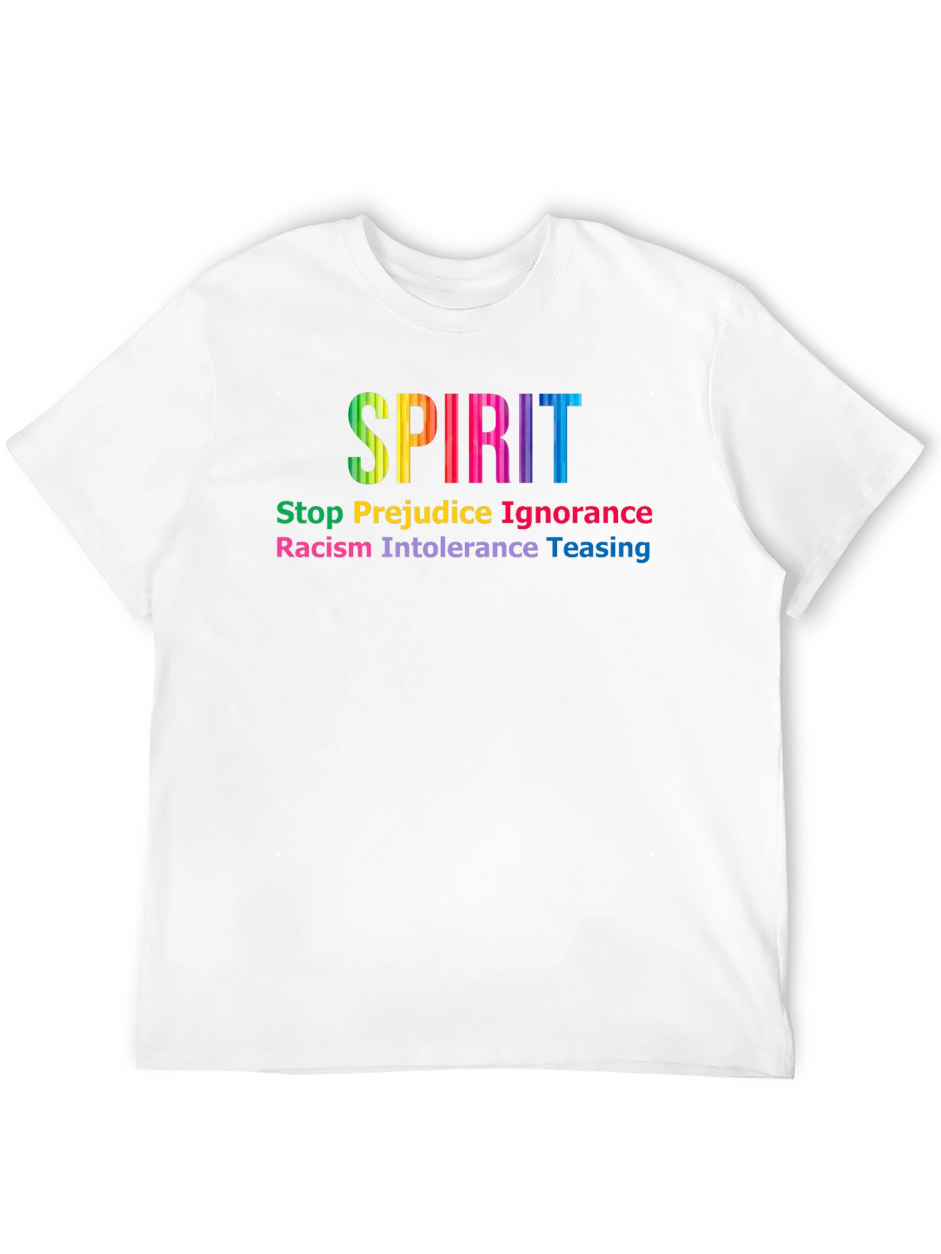 SPIRIT Anti Hate T-Shirt - Stop Prejudice