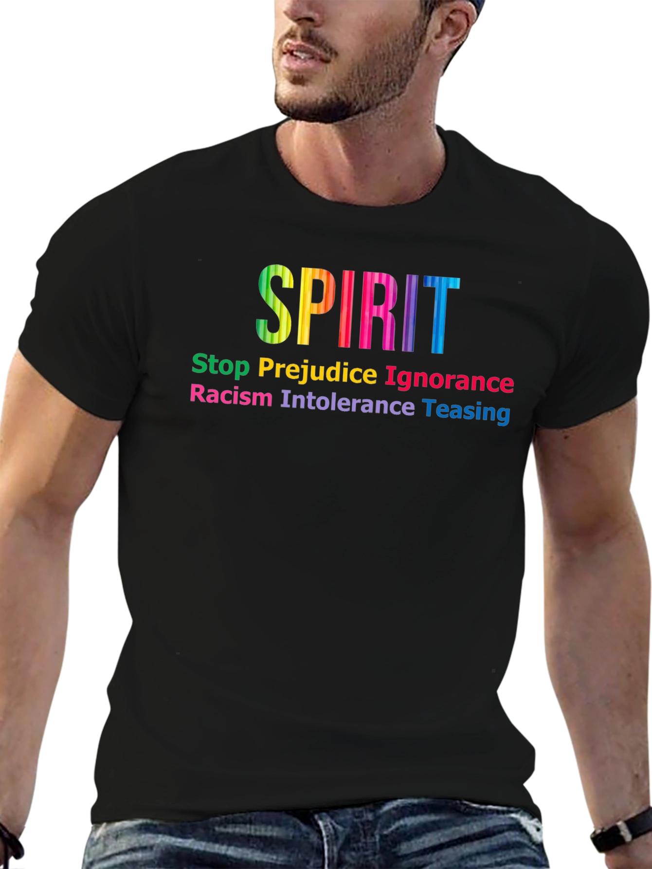 SPIRIT Anti Hate T-Shirt - Stop Prejudice