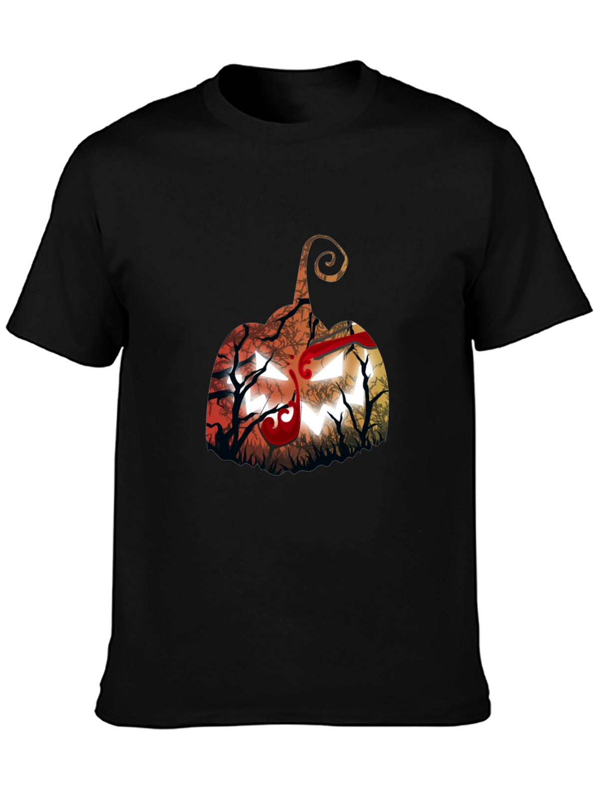 Halloween Pumpkin Graphic T-Shirt