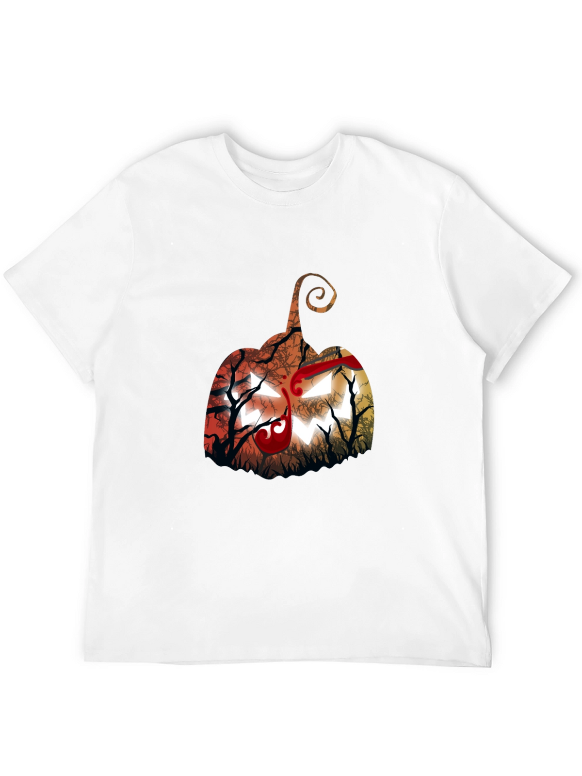 Halloween Pumpkin Graphic T-Shirt