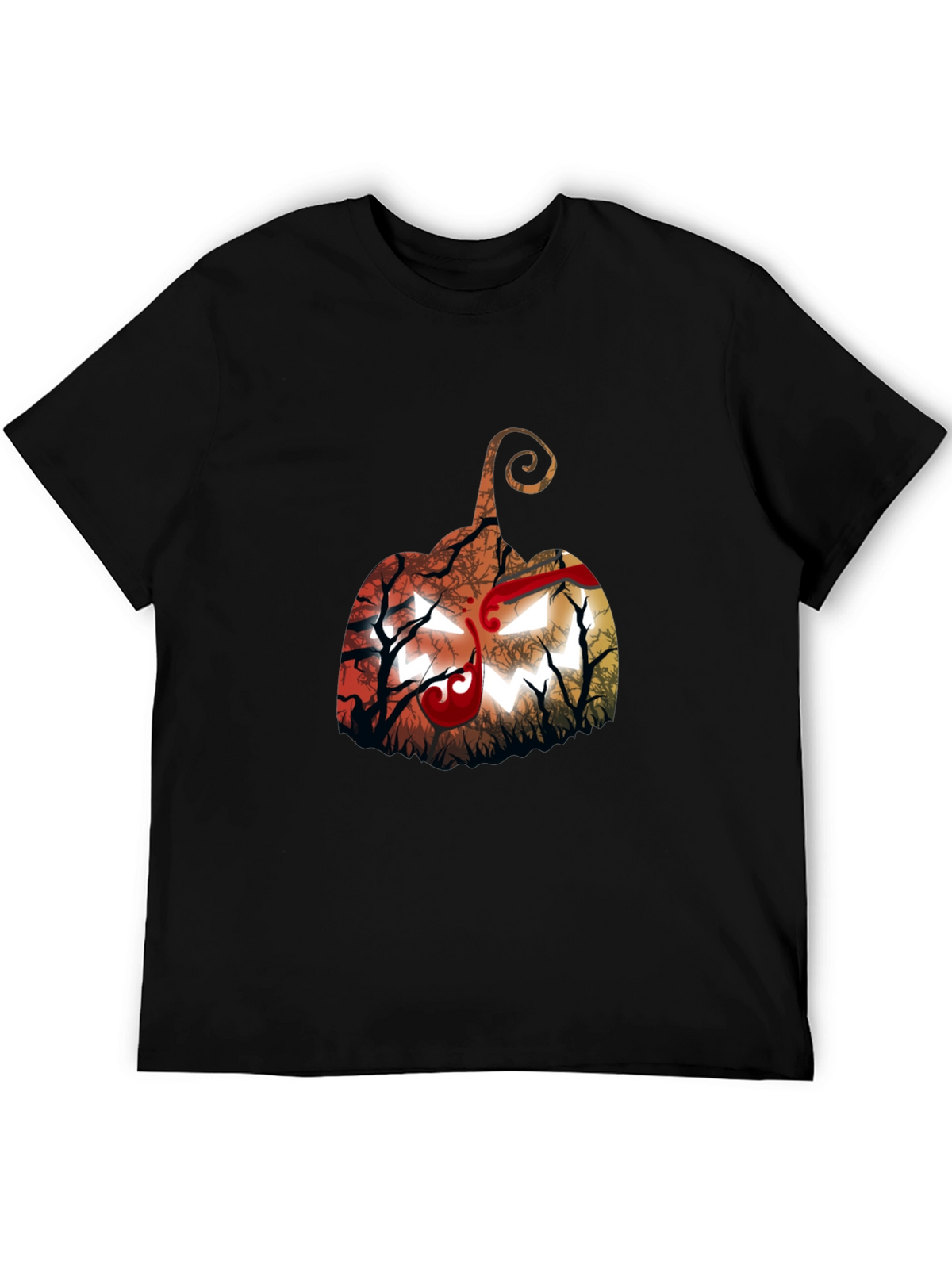 Halloween Pumpkin Graphic T-Shirt