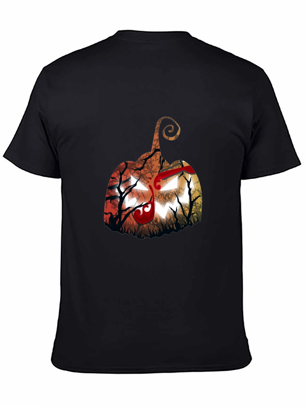 Halloween Pumpkin Graphic T-Shirt
