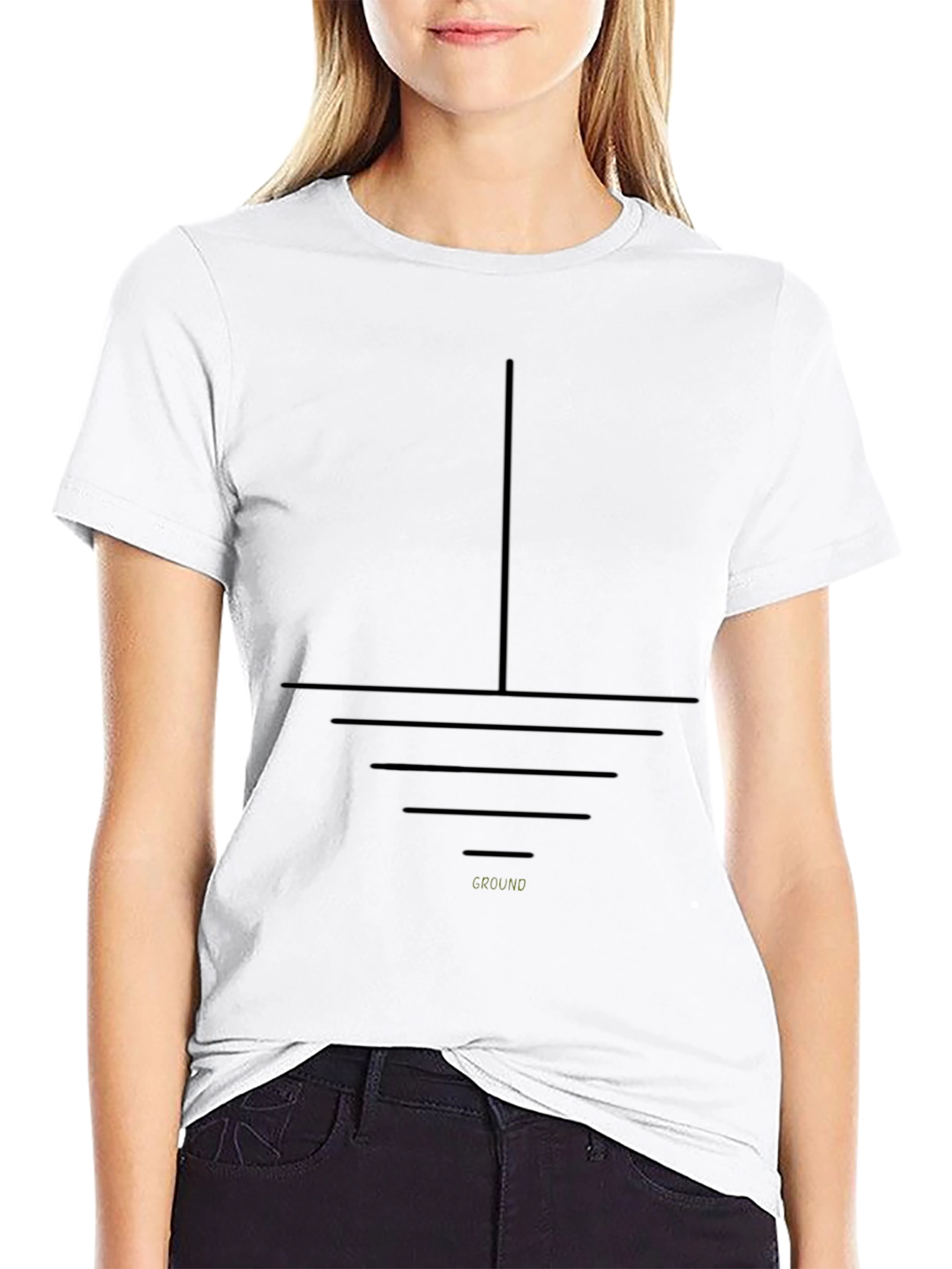 Earthed T-Shirt - Ground Symbol Tee