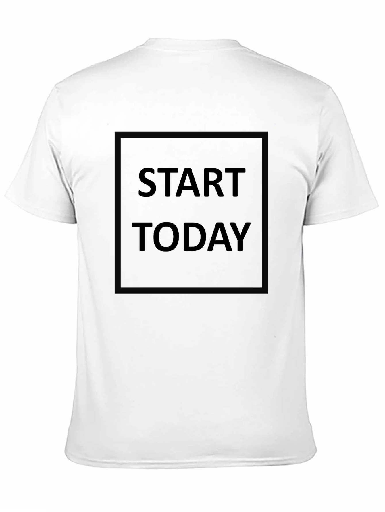 Start Today Black Graphic Tee