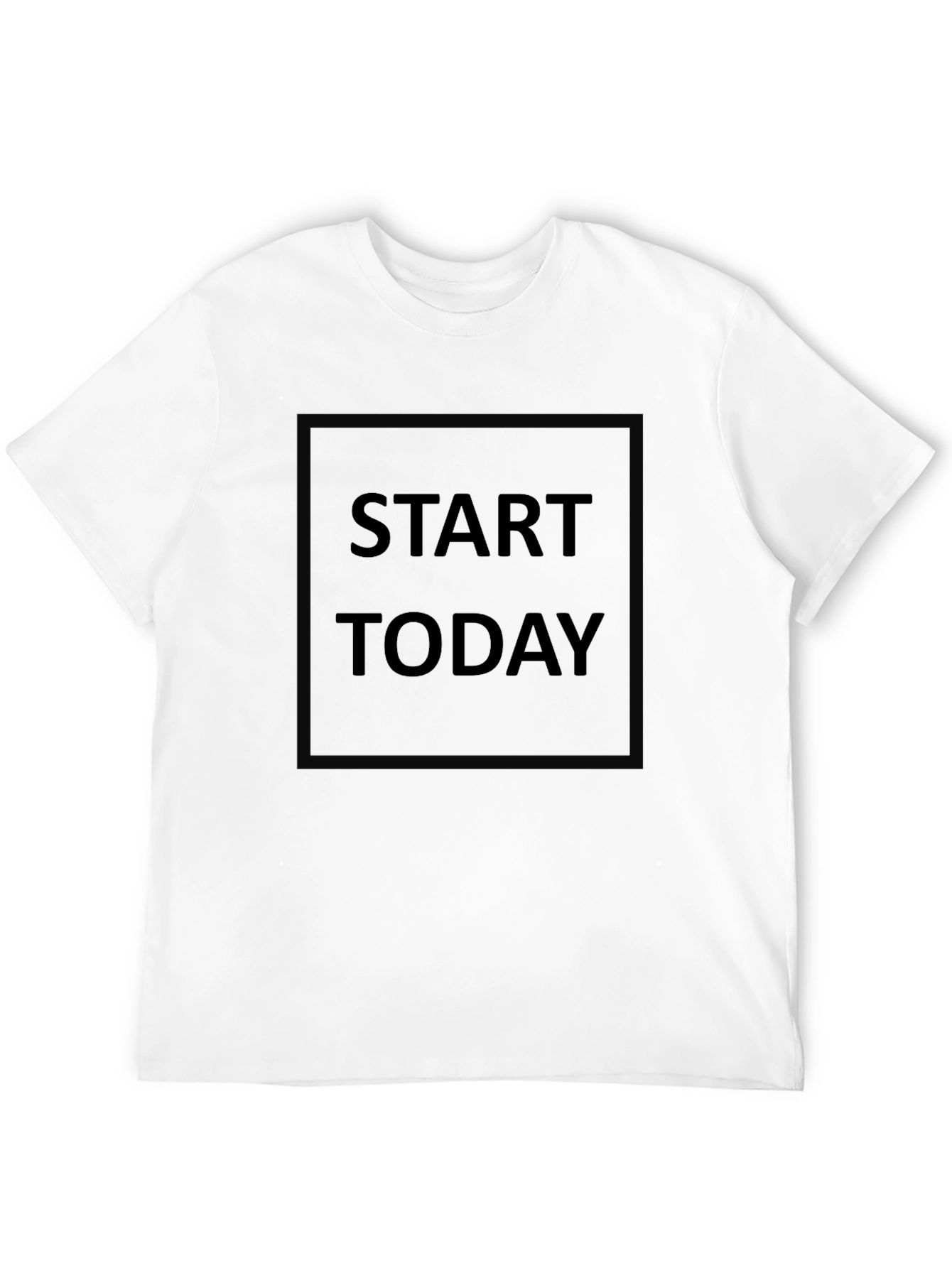Start Today Black Graphic Tee