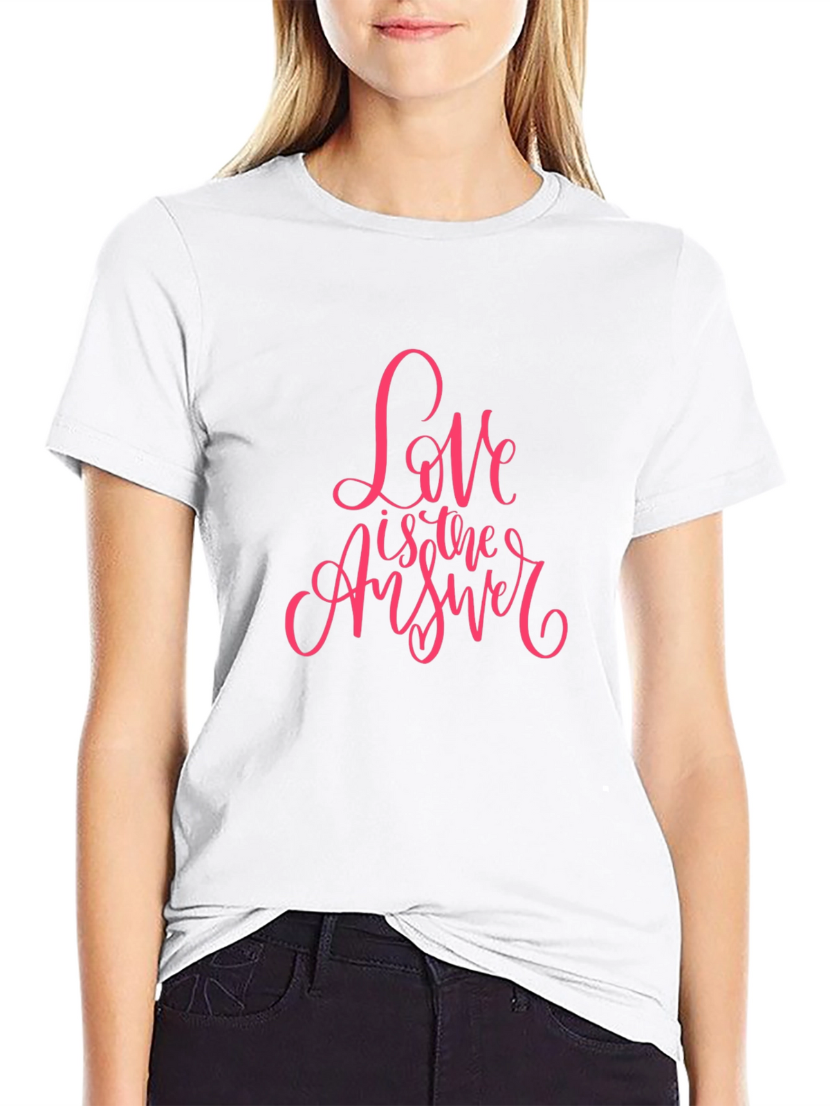 Love is the Answer Black T-Shirt