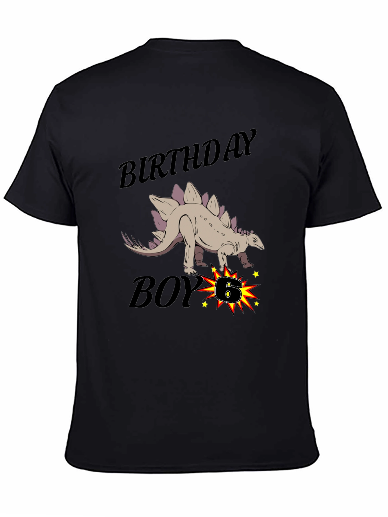 Birthday Boy Dinosaur Graphic T-Shirt