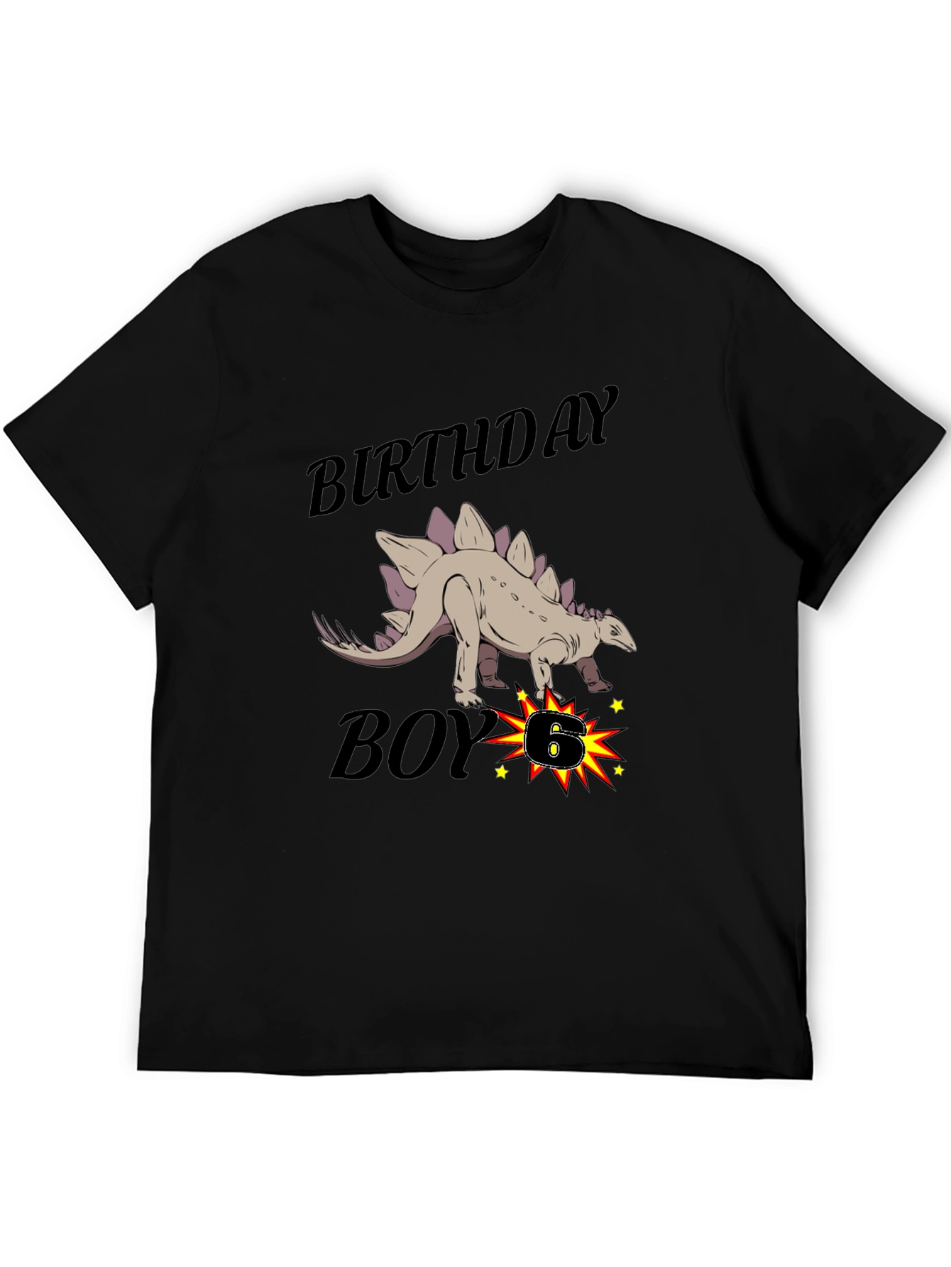 Birthday Boy Dinosaur Graphic T-Shirt