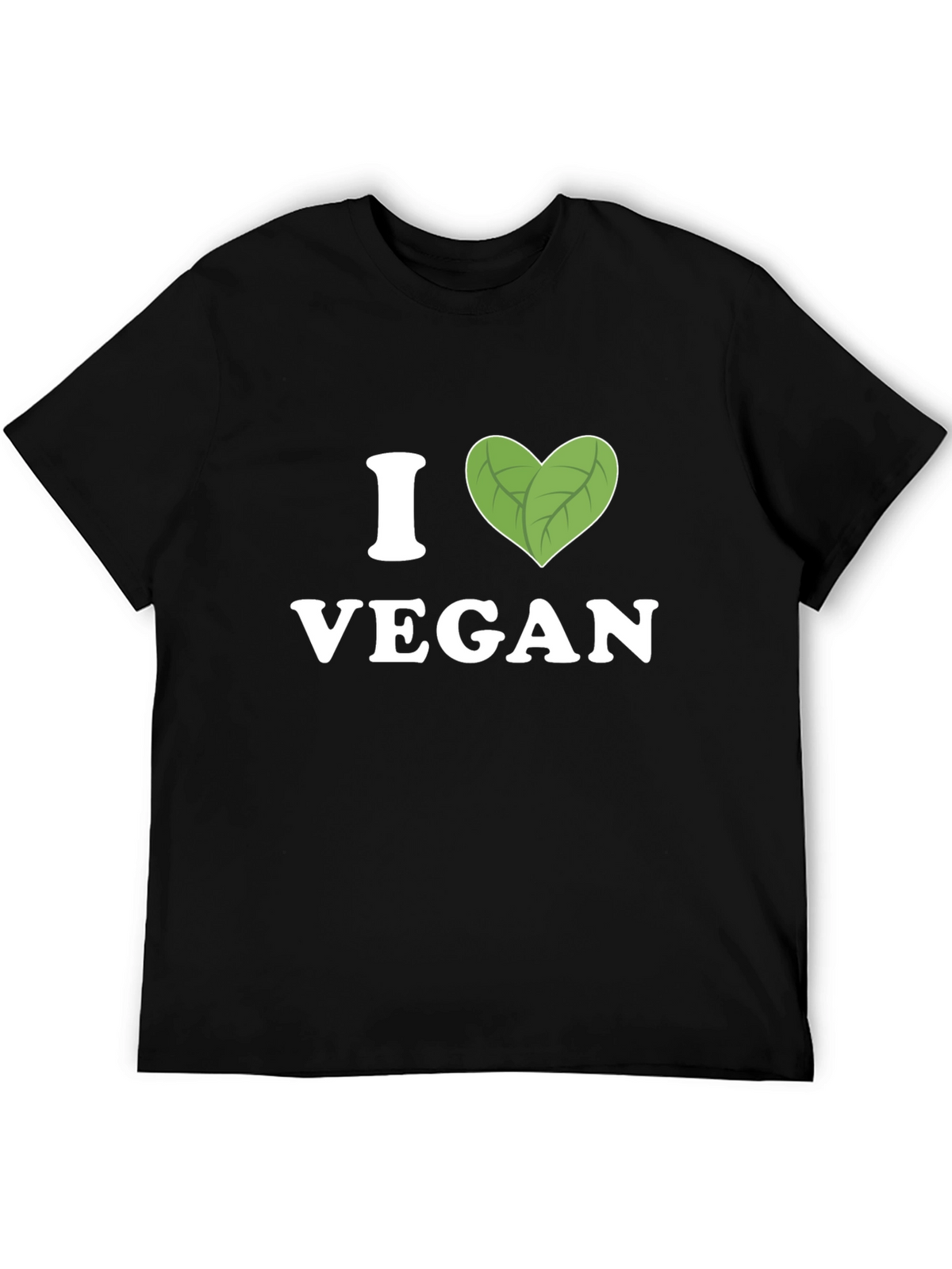 I Heart Vegan T-Shirt - Black