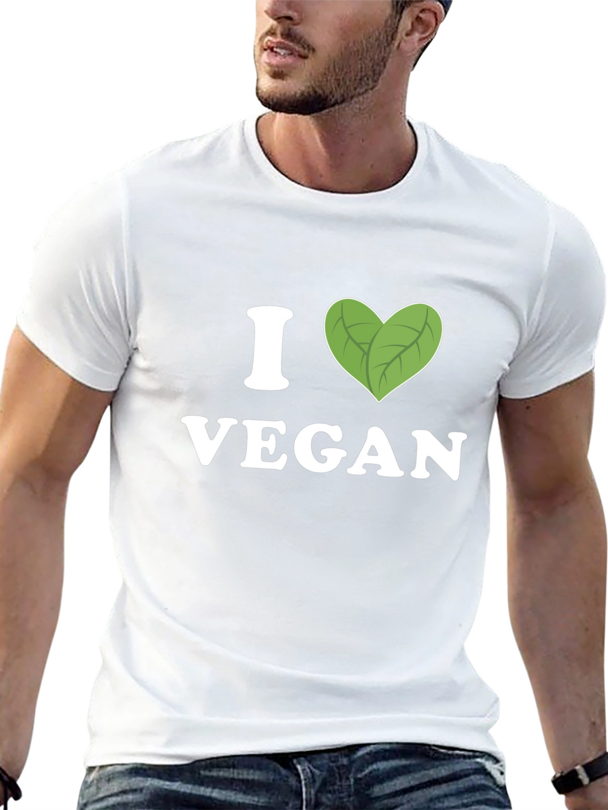 I Heart Vegan T-Shirt - Black