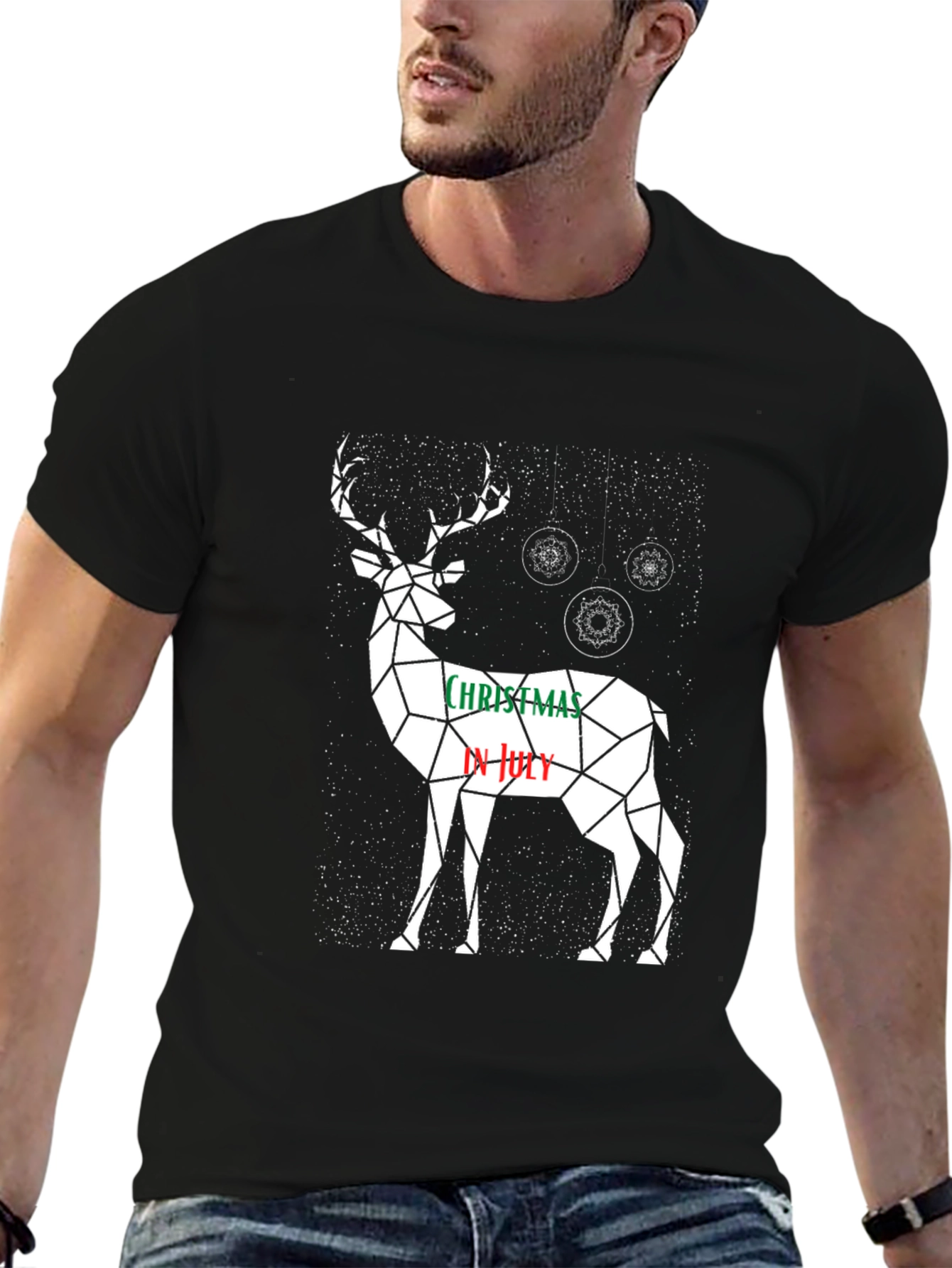 Christmas in July Deer T-Shirt