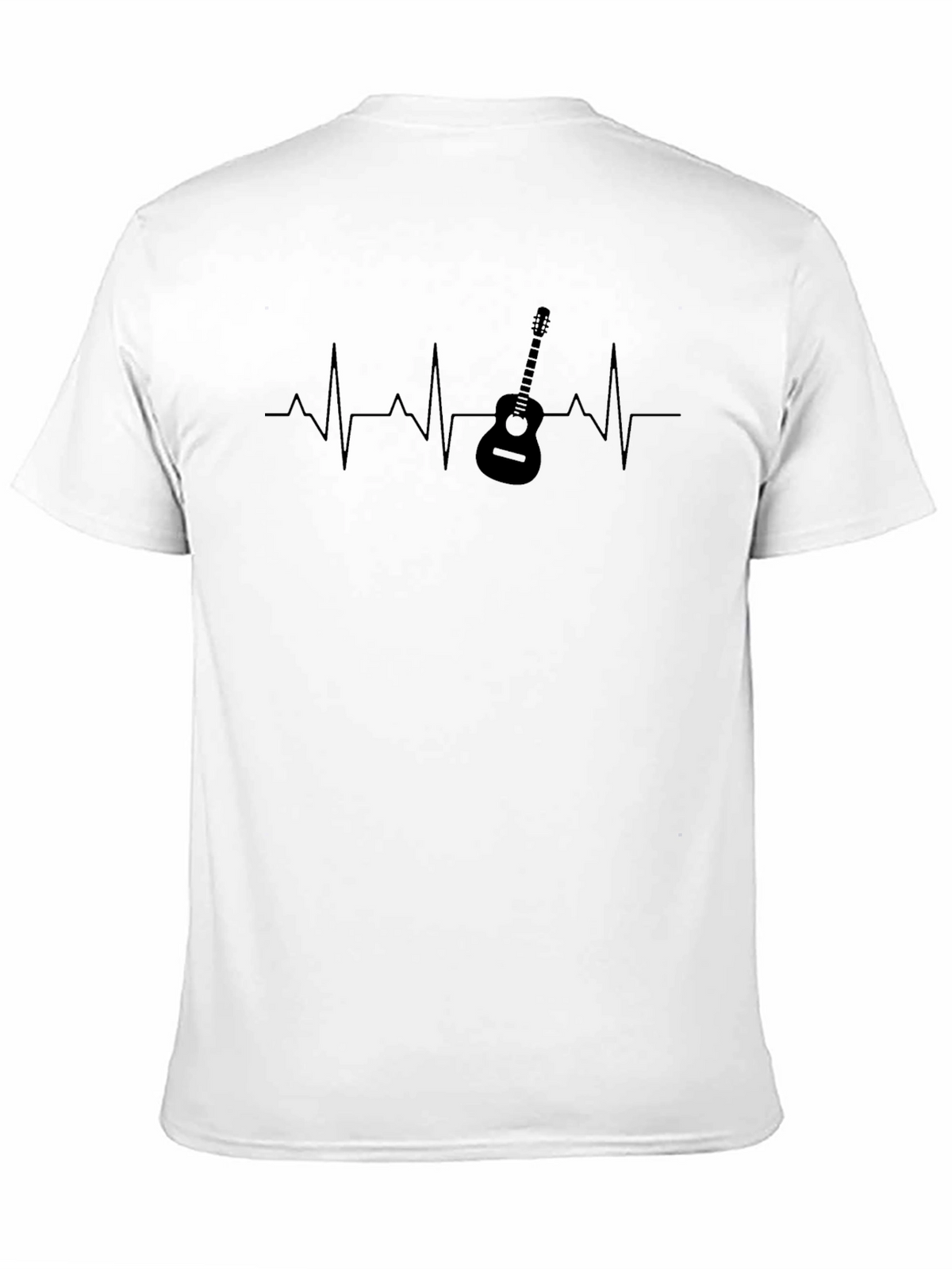 Guitar Heartbeat Graphic Tee - Music Lover T-Shirt