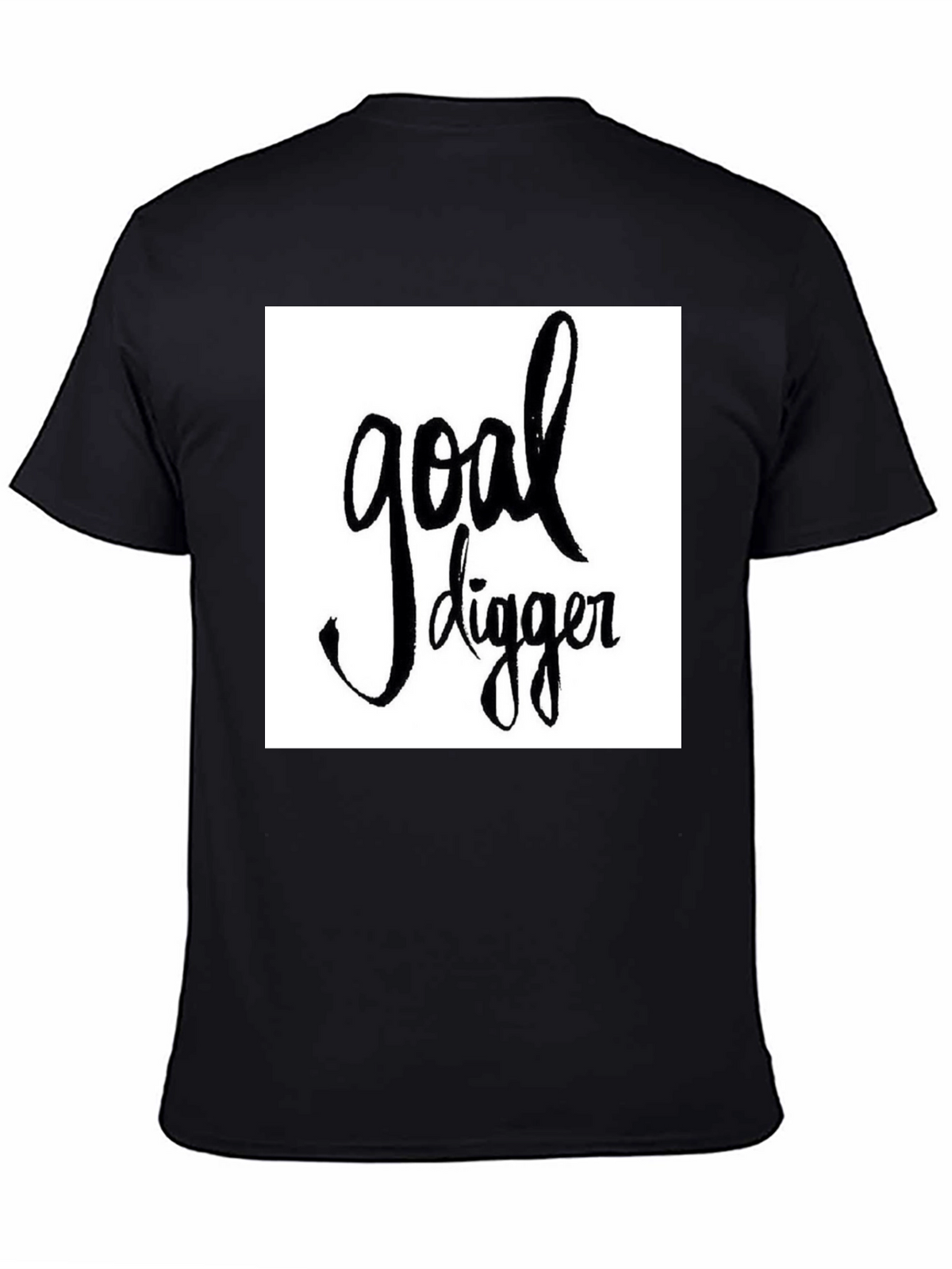 Goal Digger Graphic Tee - Stylish Black T-Shirt