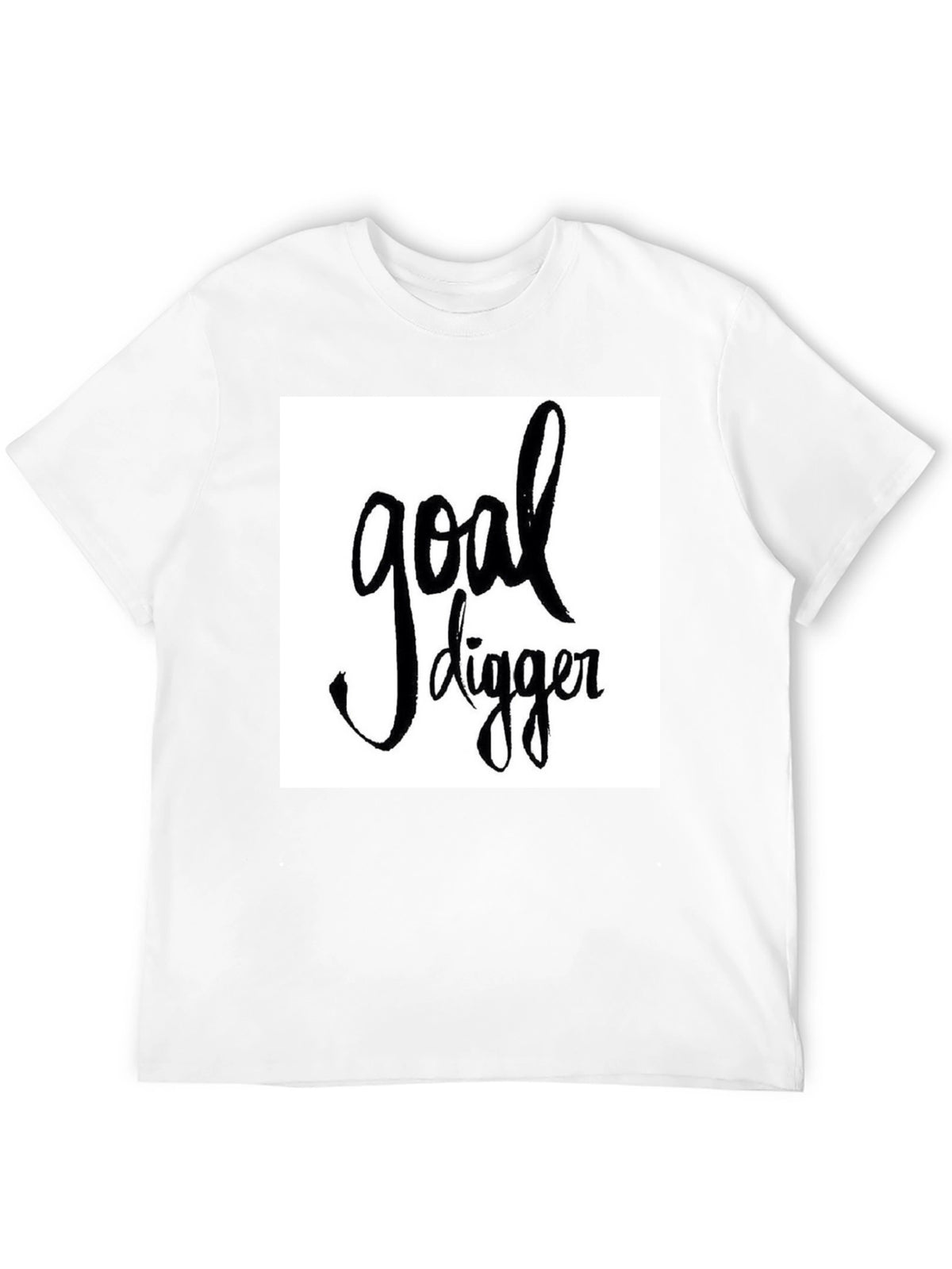 Goal Digger Graphic Tee - Stylish Black T-Shirt
