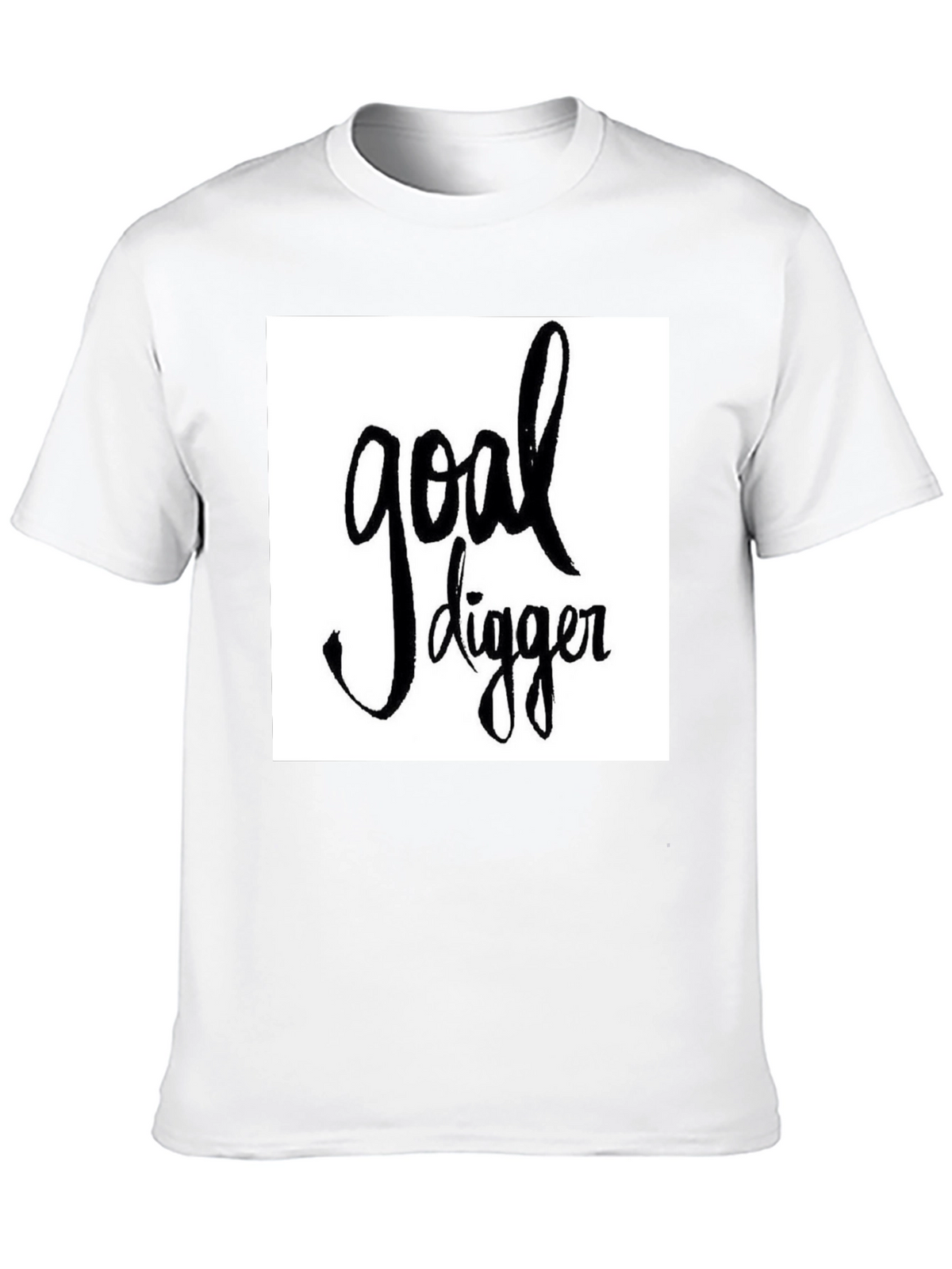 Goal Digger Graphic Tee - Stylish Black T-Shirt