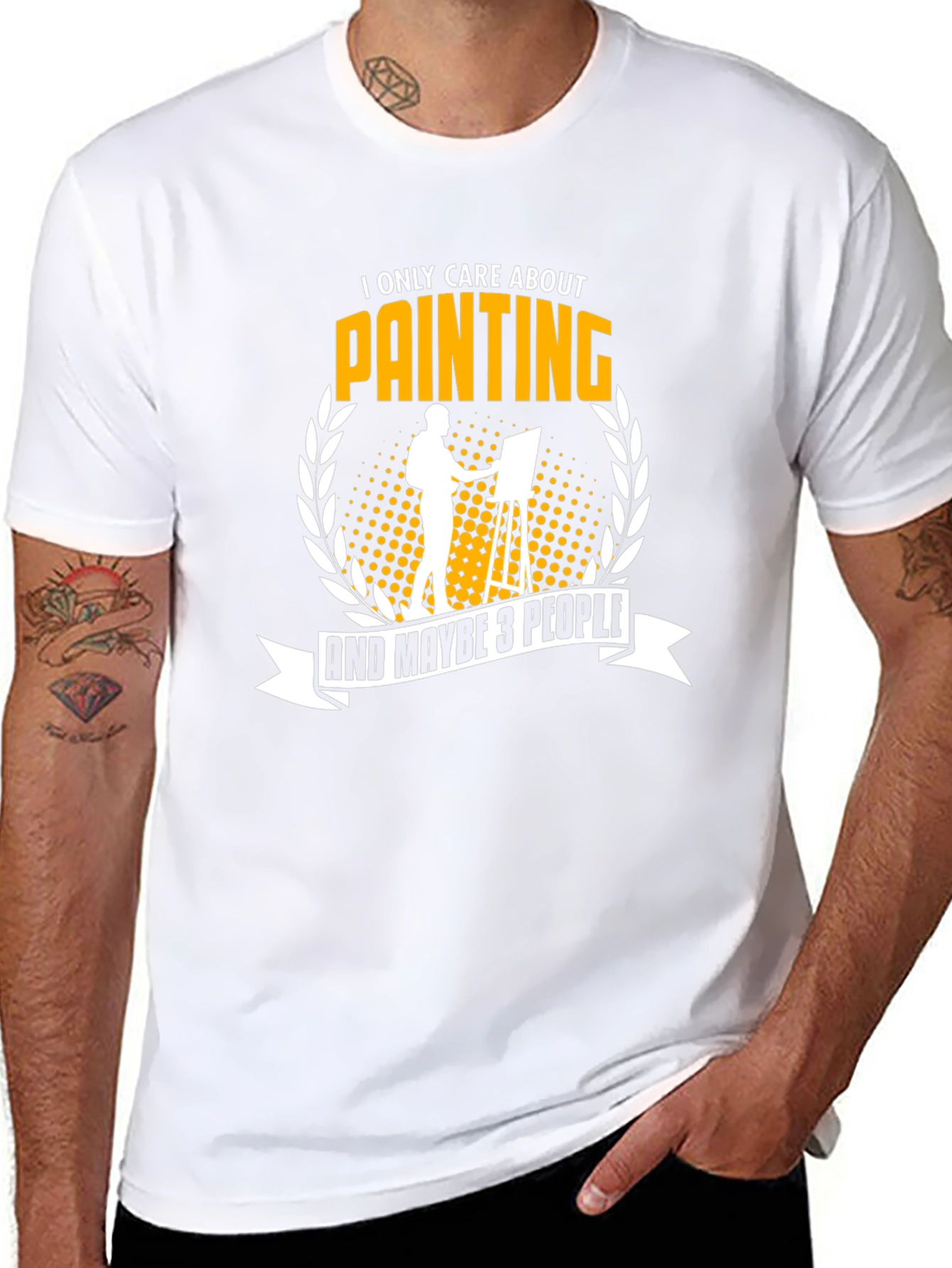 Painter T-Shirt: I Only Care About Painting Graphic Tee