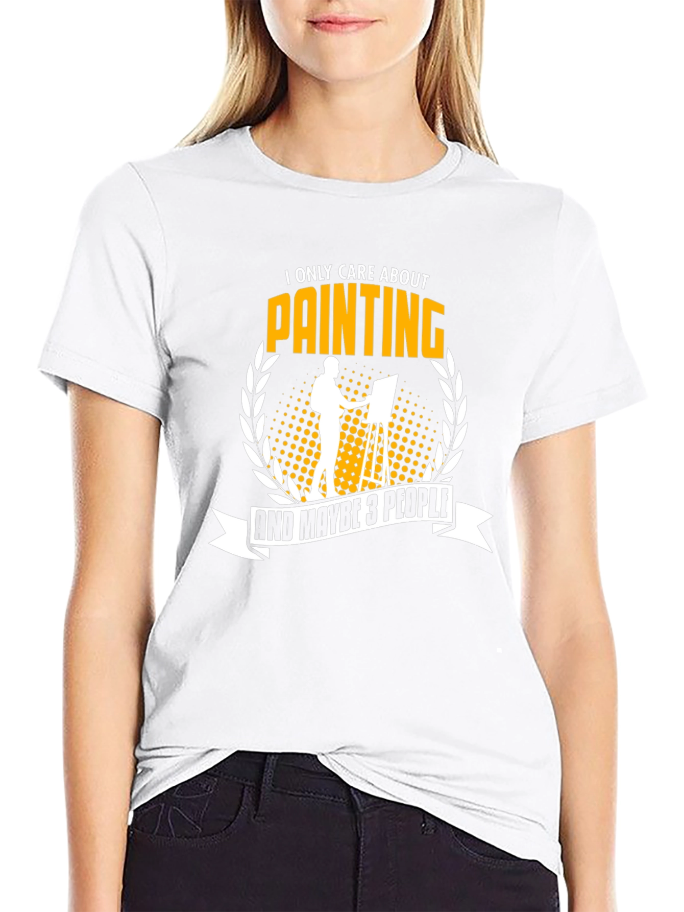 Painter T-Shirt: I Only Care About Painting Graphic Tee