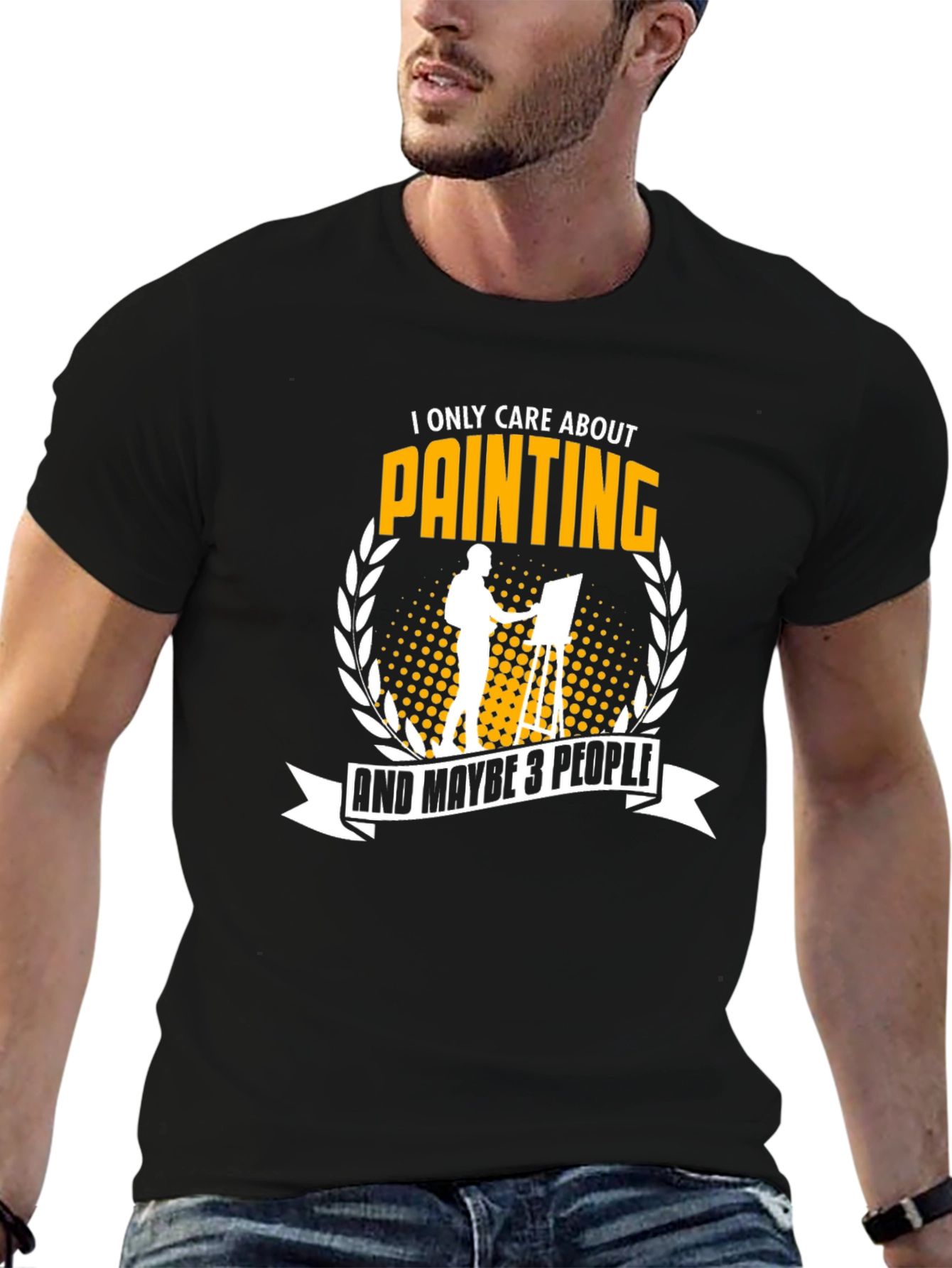 Painter T-Shirt: I Only Care About Painting Graphic Tee