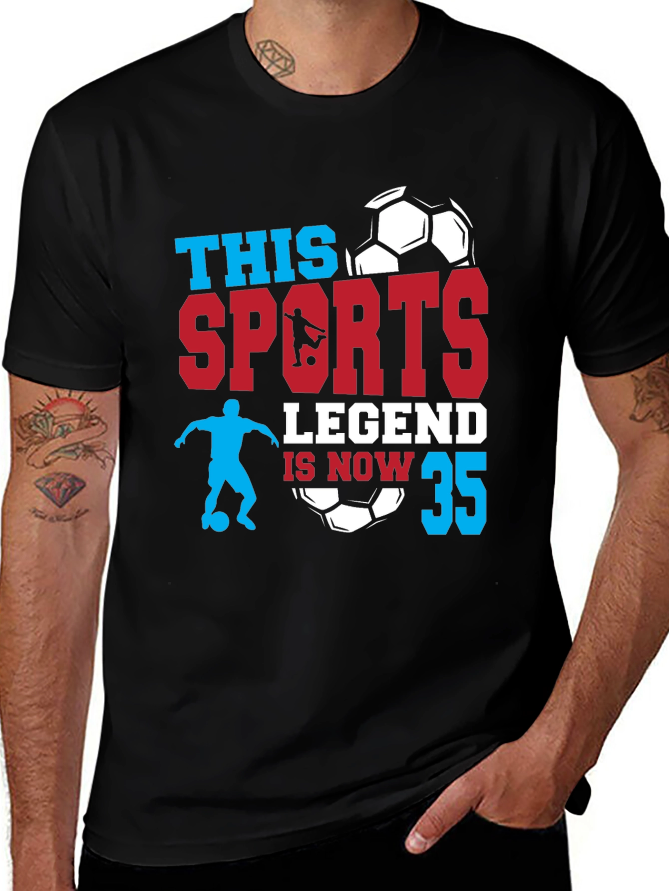 Sports Legend 35th Birthday Graphic T-Shirt