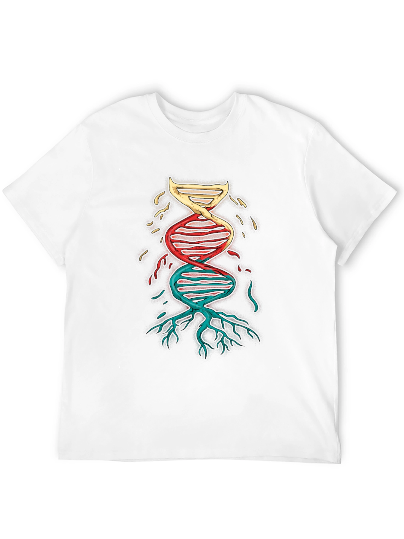 DNA Roots Graphic Tee - Science & Nature Inspired