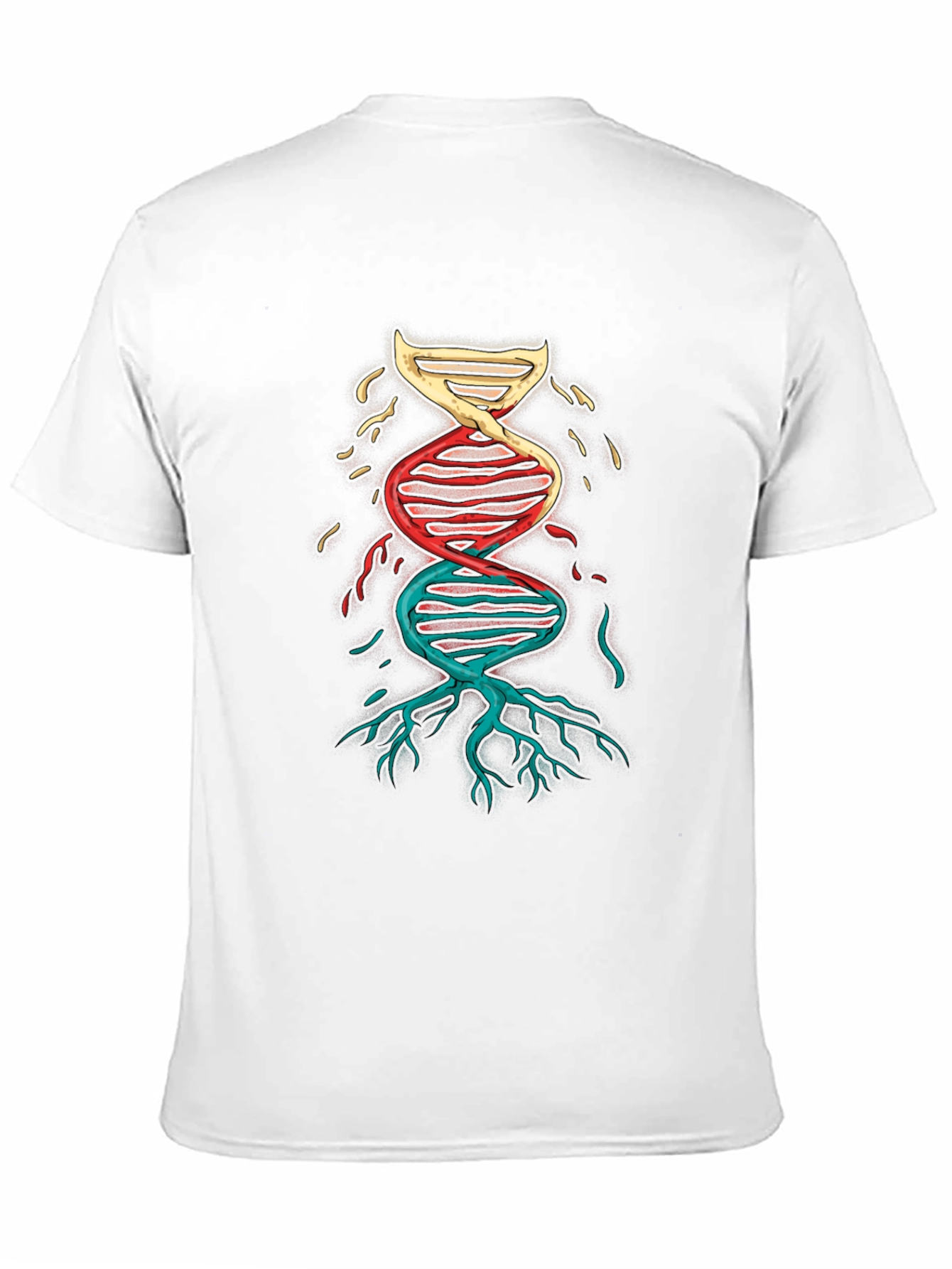 DNA Roots Graphic Tee - Science & Nature Inspired