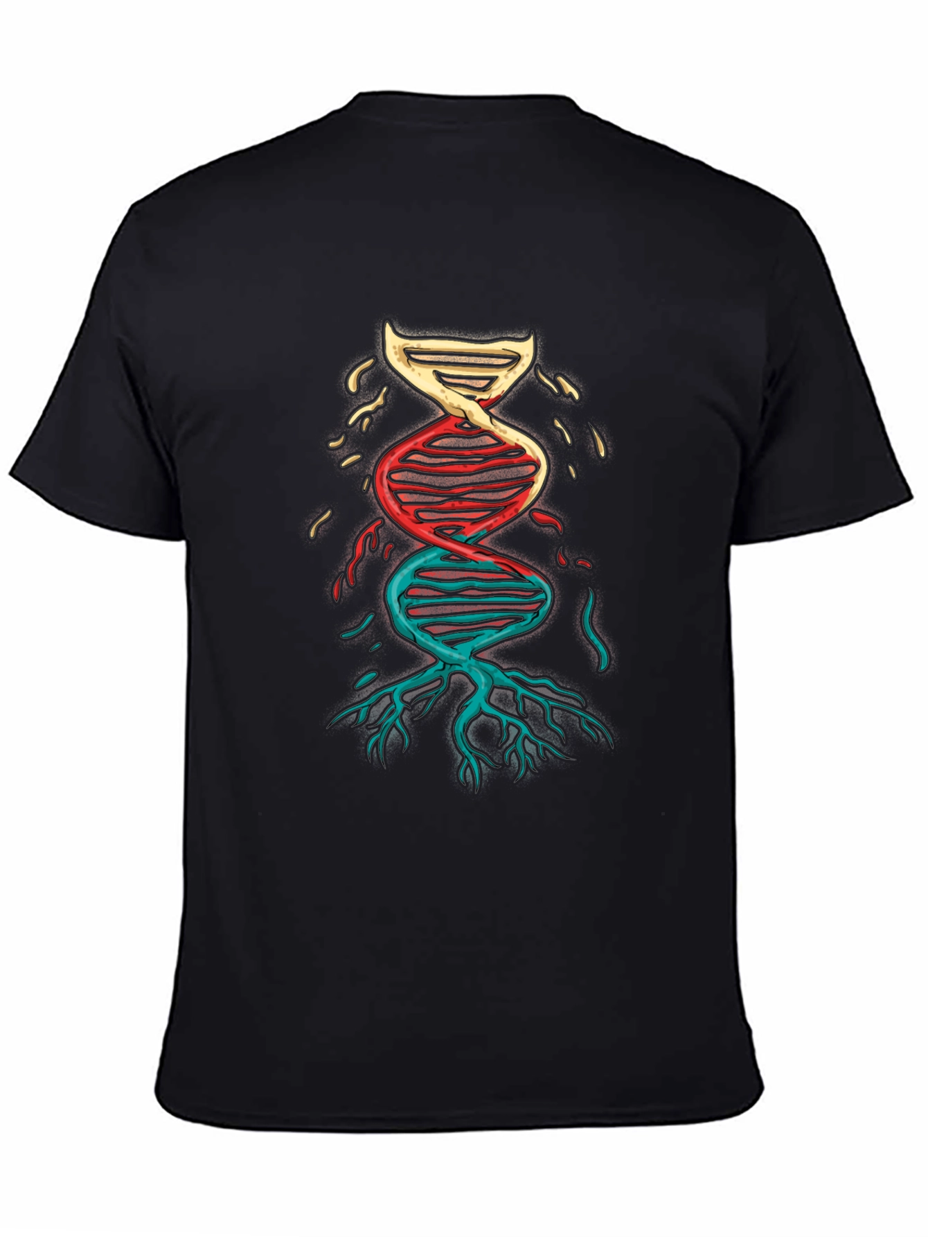 DNA Roots Graphic Tee - Science & Nature Inspired
