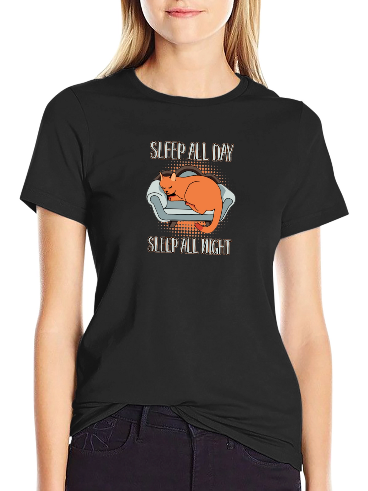 Sleep All Day Cat Nap T-Shirt