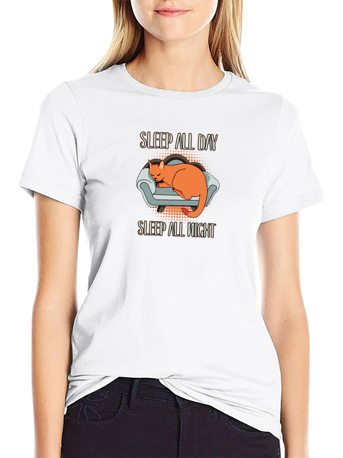 Sleep All Day Cat Nap T-Shirt