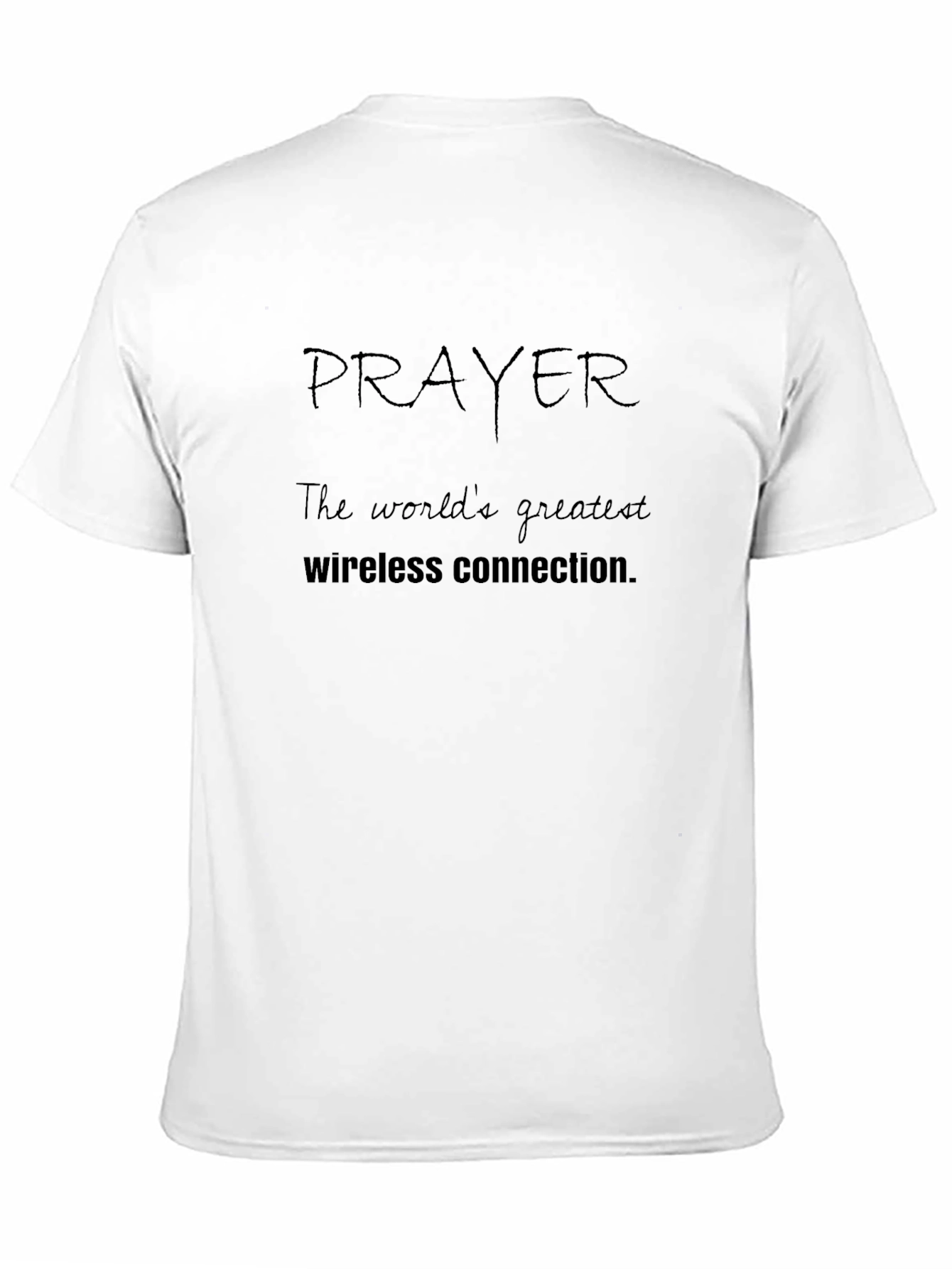 Prayer Wireless Connection Graphic T-Shirt