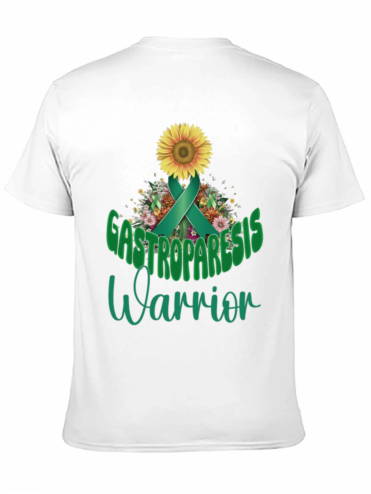 Gastroparesis Warrior Sunflower Awareness T-Shirt