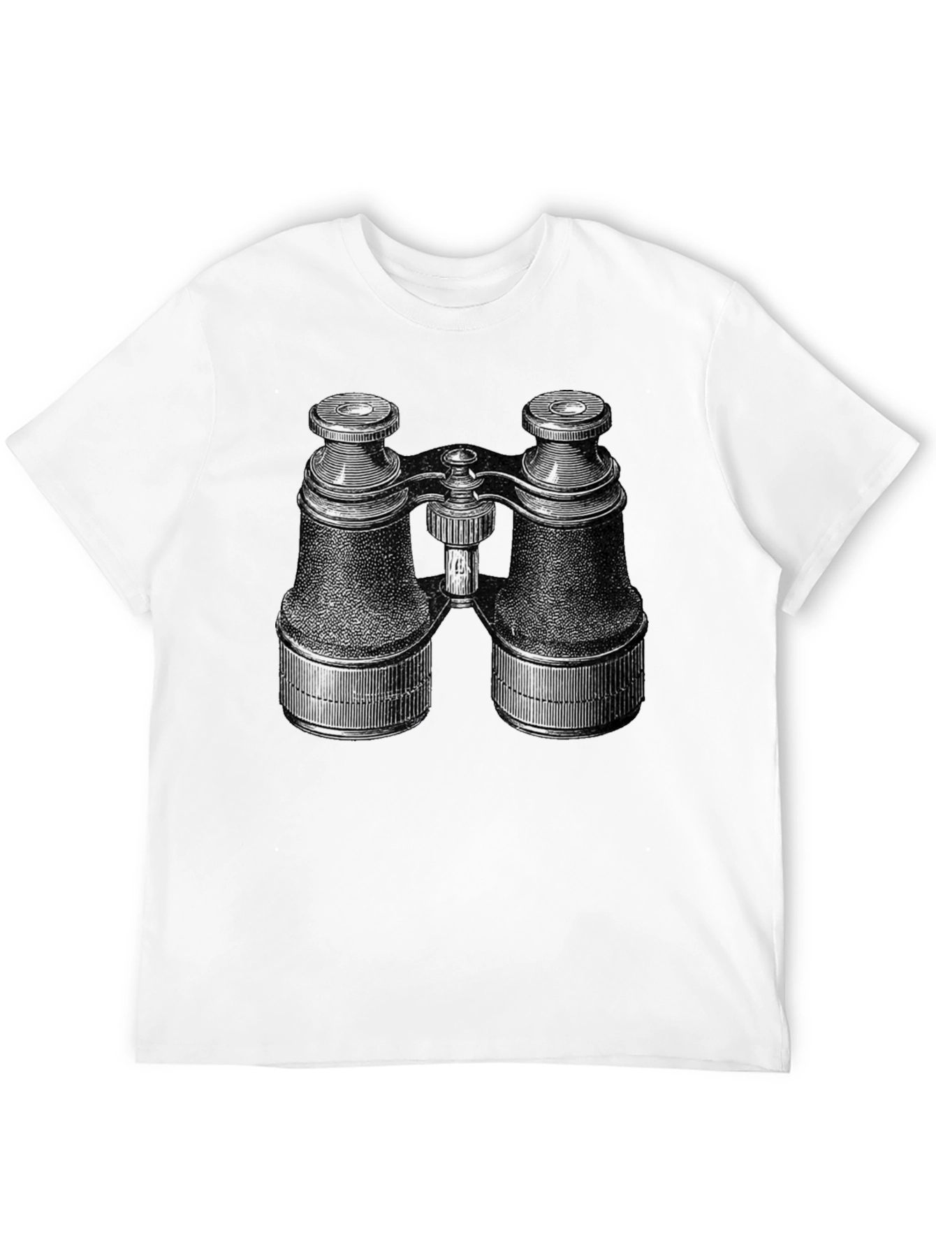 Binocular Graphic T-Shirt - Black Cotton Tee