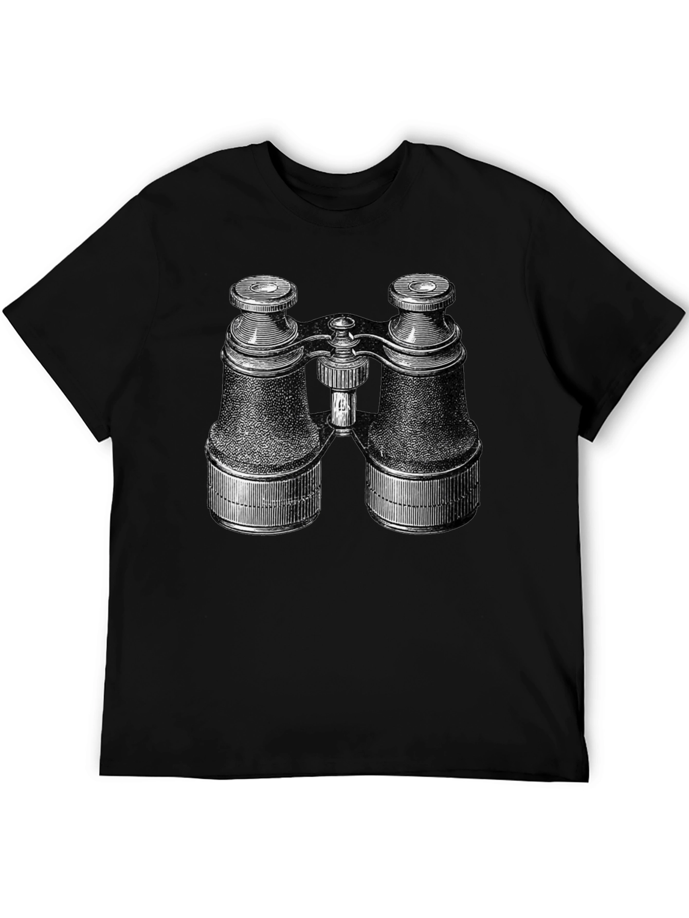 Binocular Graphic T-Shirt - Black Cotton Tee