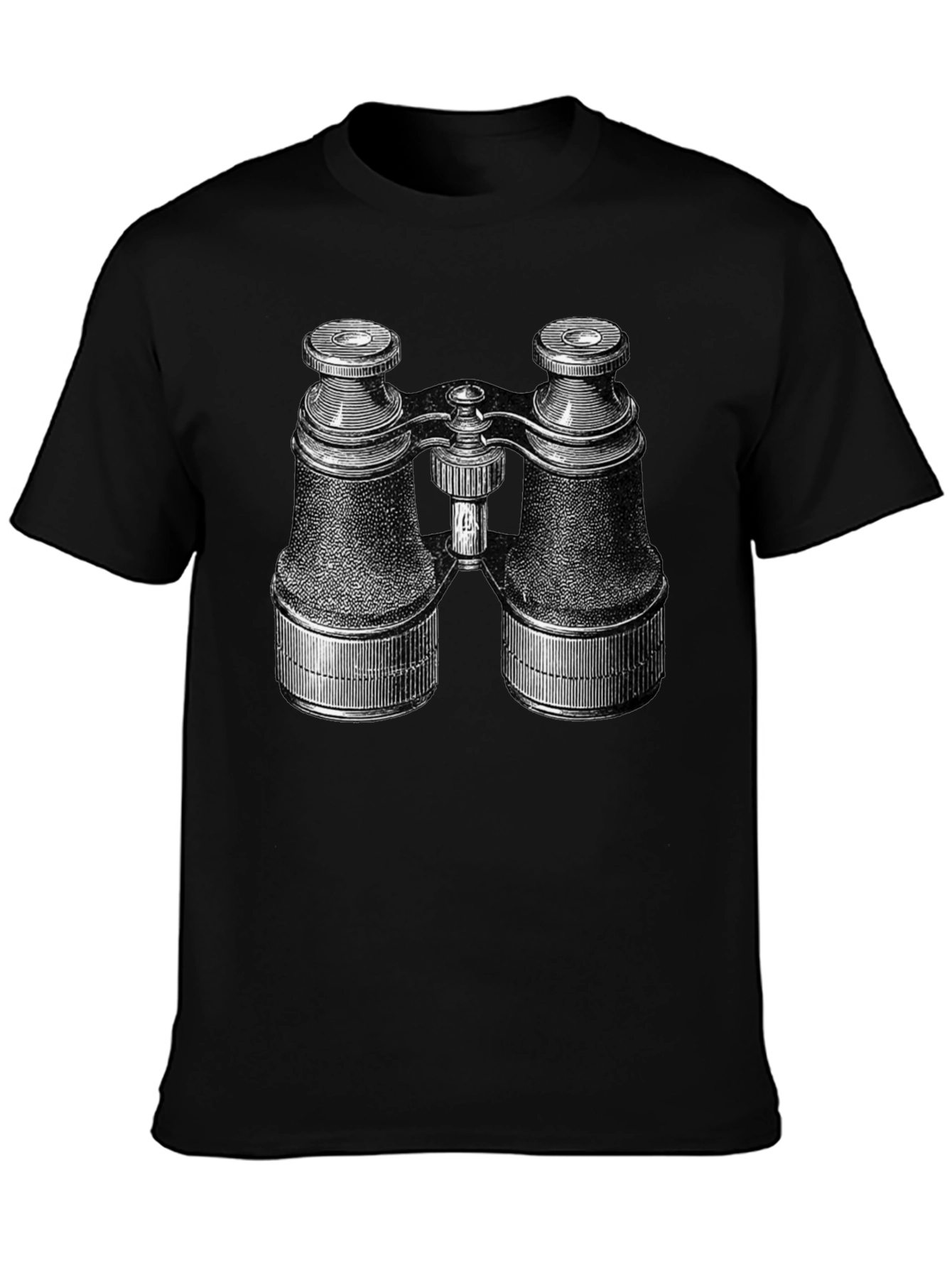 Binocular Graphic T-Shirt - Black Cotton Tee