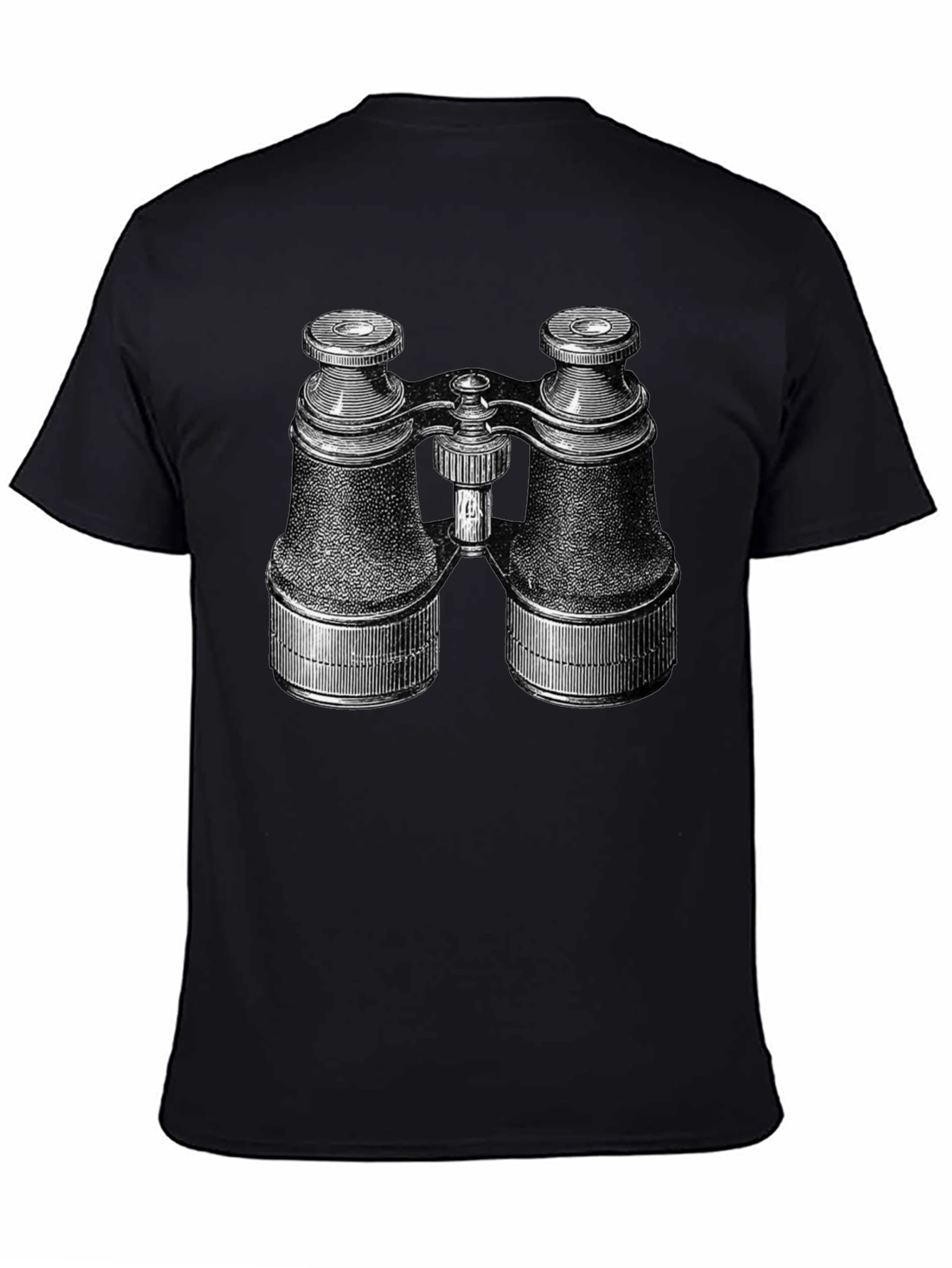 Binocular Graphic T-Shirt - Black Cotton Tee