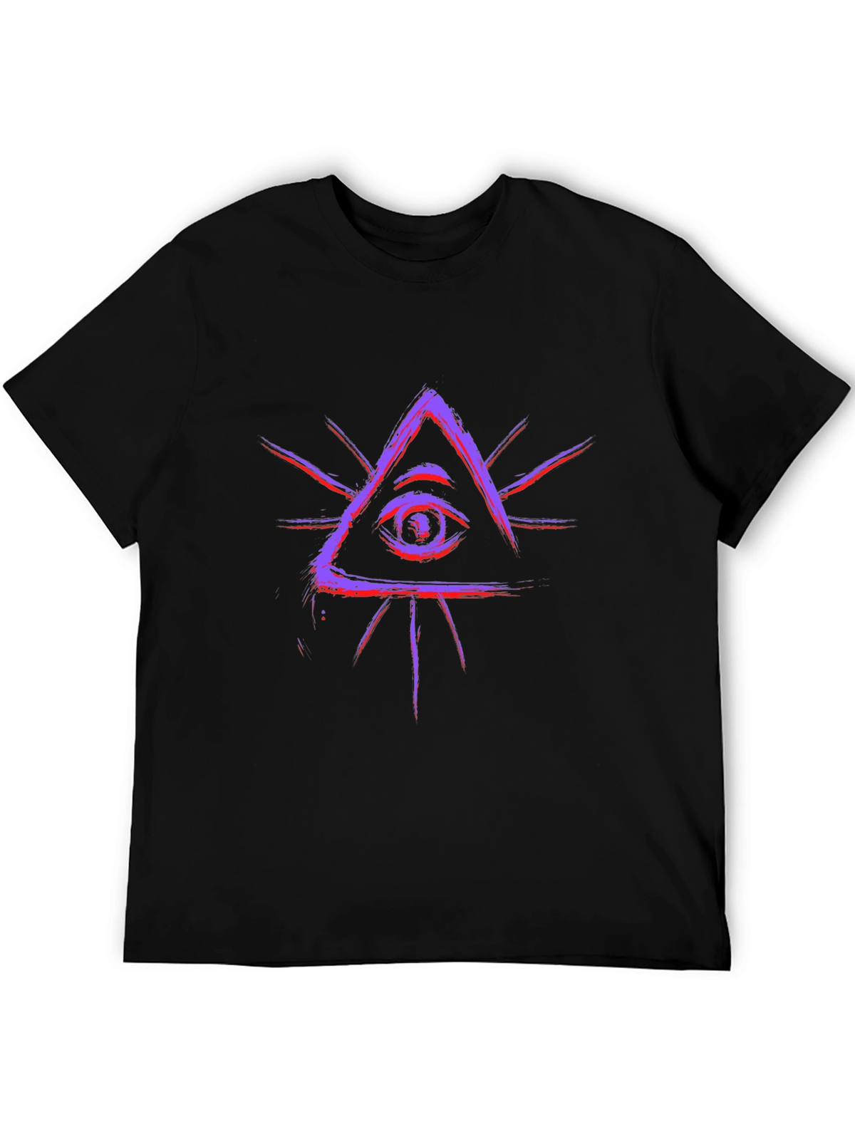 All-Seeing Eye Graphic Tee - Trendy Casual Wear