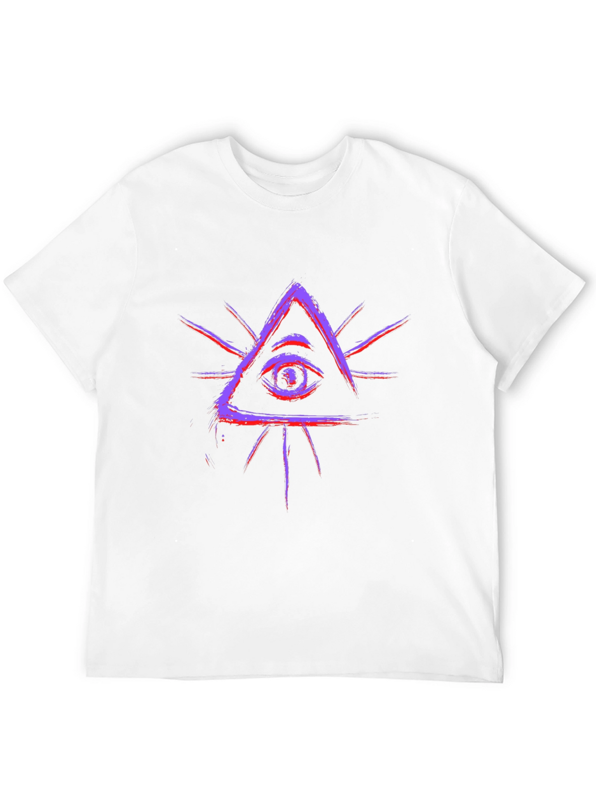 All-Seeing Eye Graphic Tee - Trendy Casual Wear