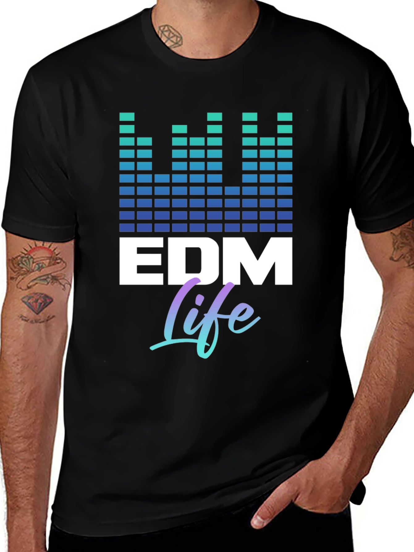 EDM Life Graphic Tee - Music Lovers T-Shirt