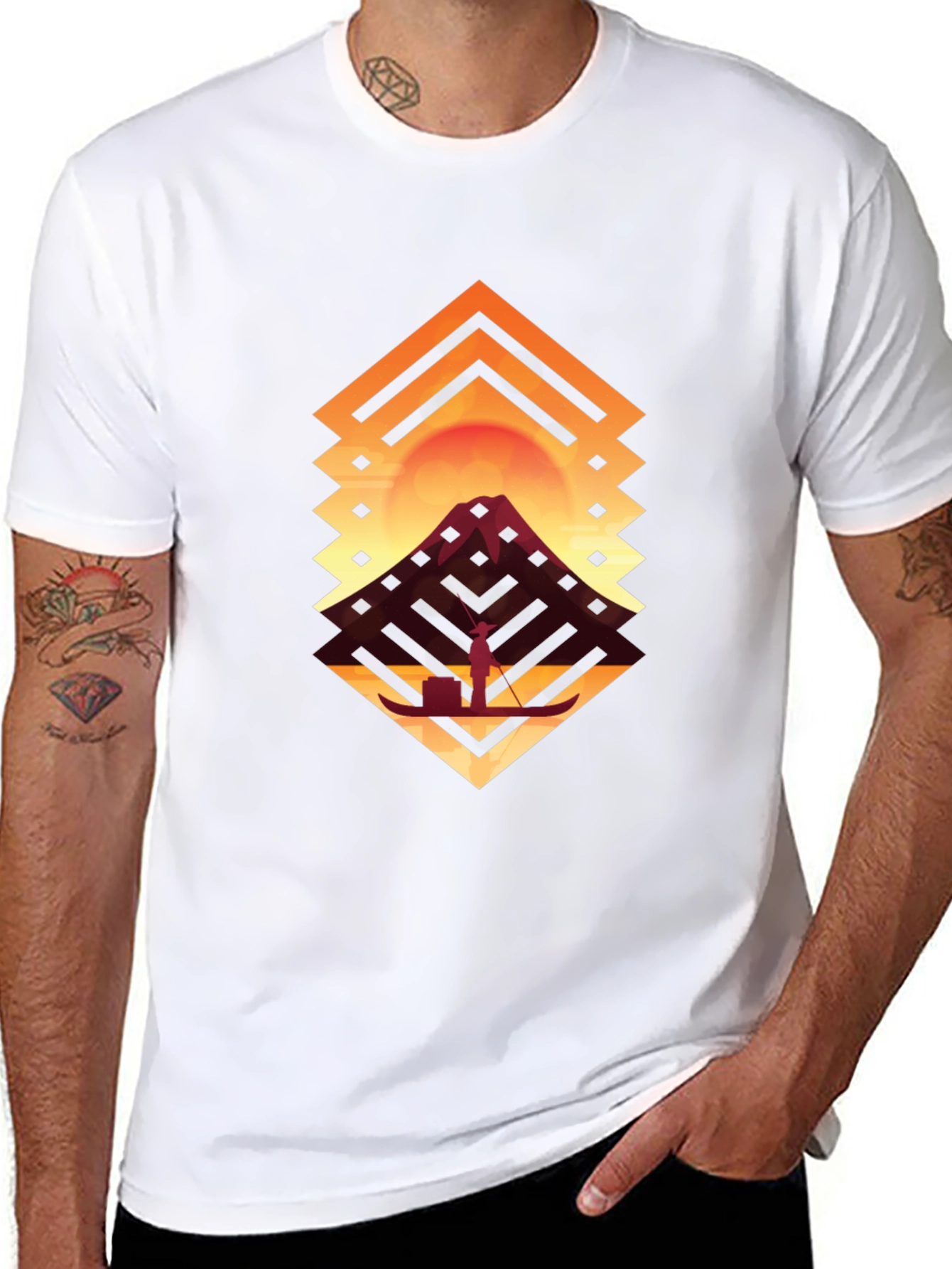 Sunset Paddleboard T-Shirt