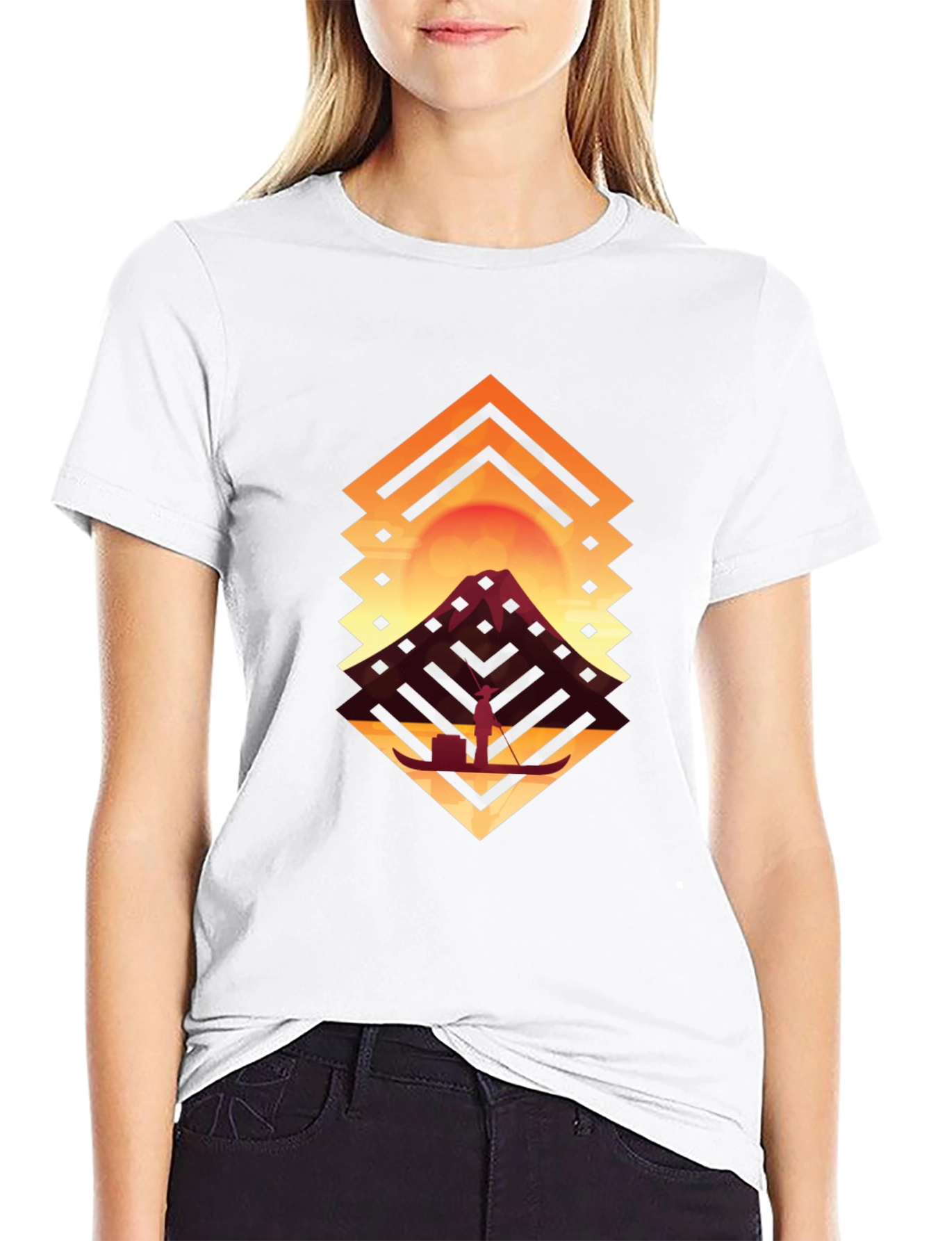 Sunset Paddleboard T-Shirt